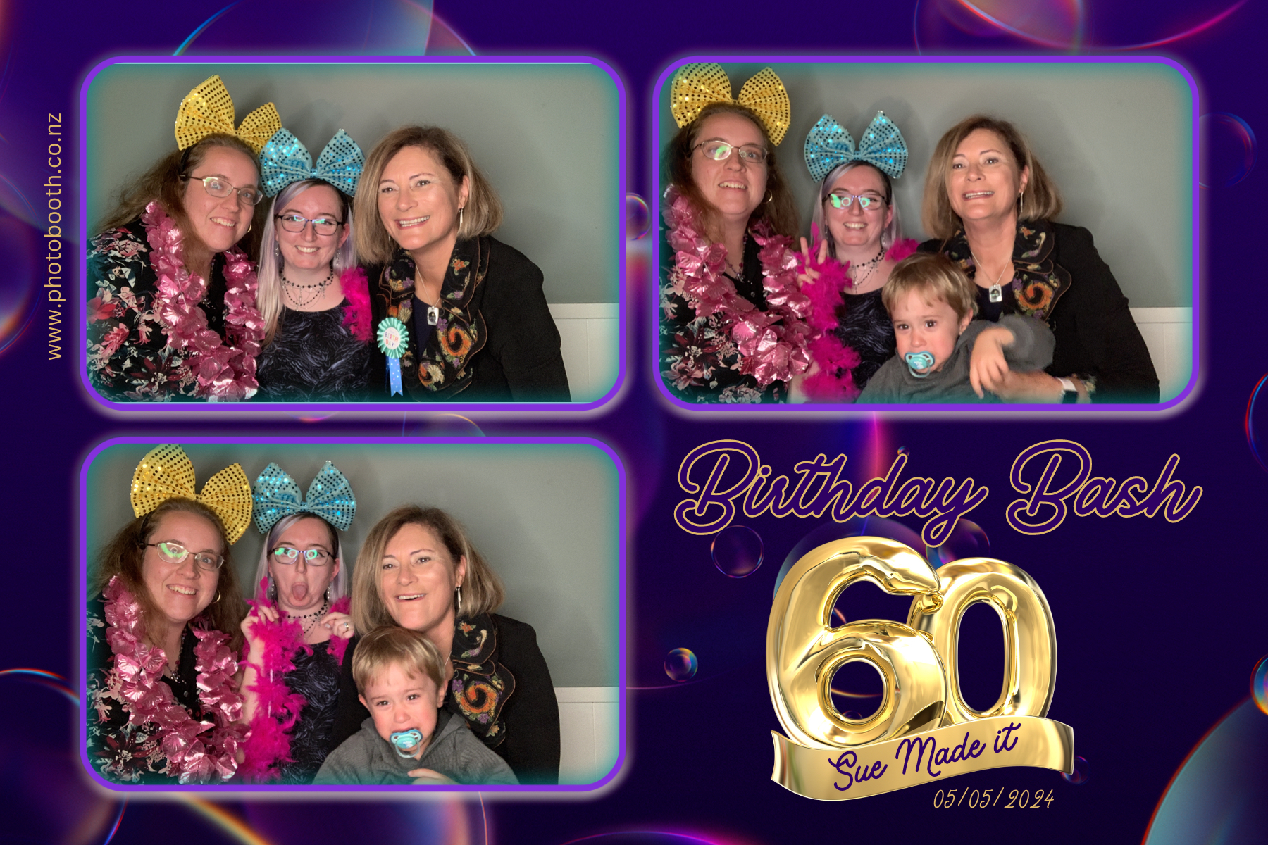 Sue's 60th | View more photos from the event at gallery.photobooth.co.nz/u/SelfieCentral/Sues-60th
