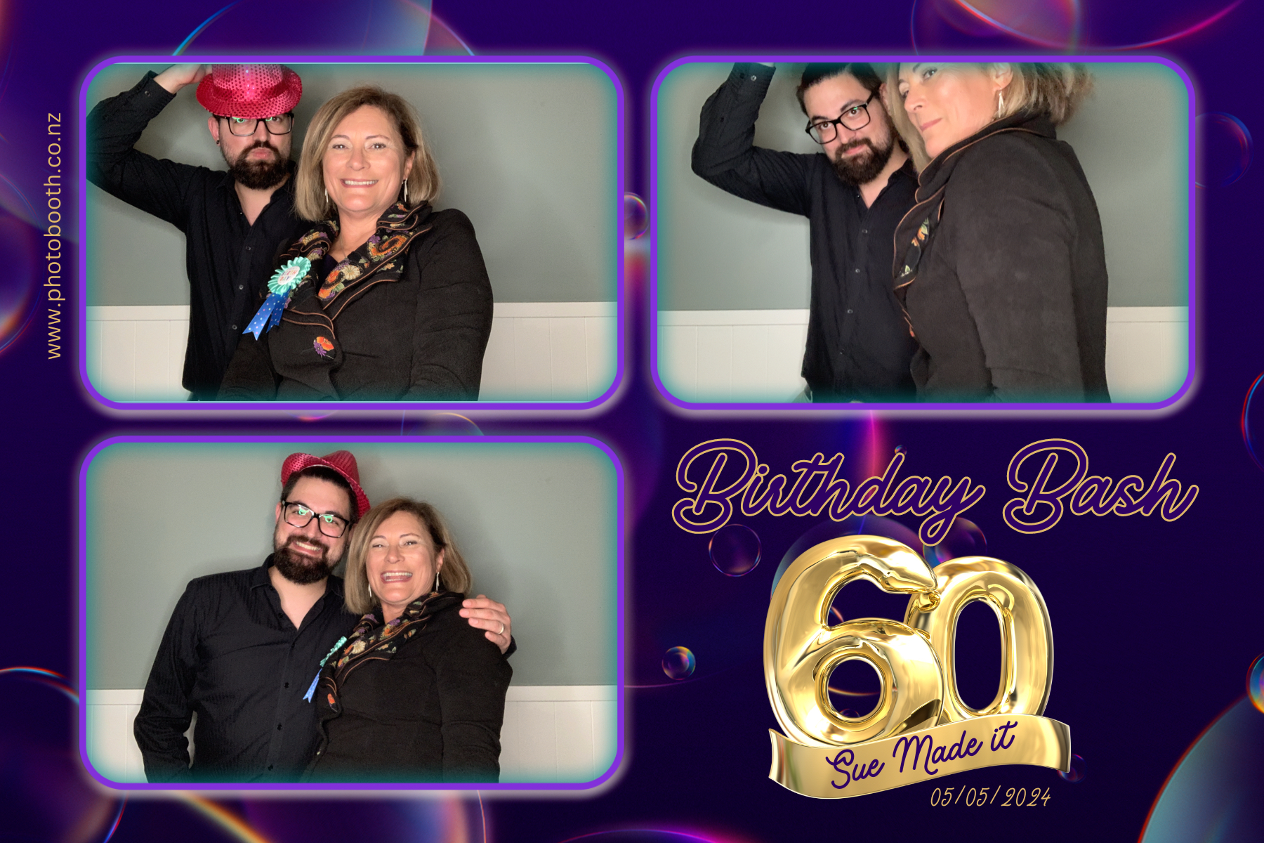 Sue's 60th | View more photos from the event at gallery.photobooth.co.nz/u/SelfieCentral/Sues-60th