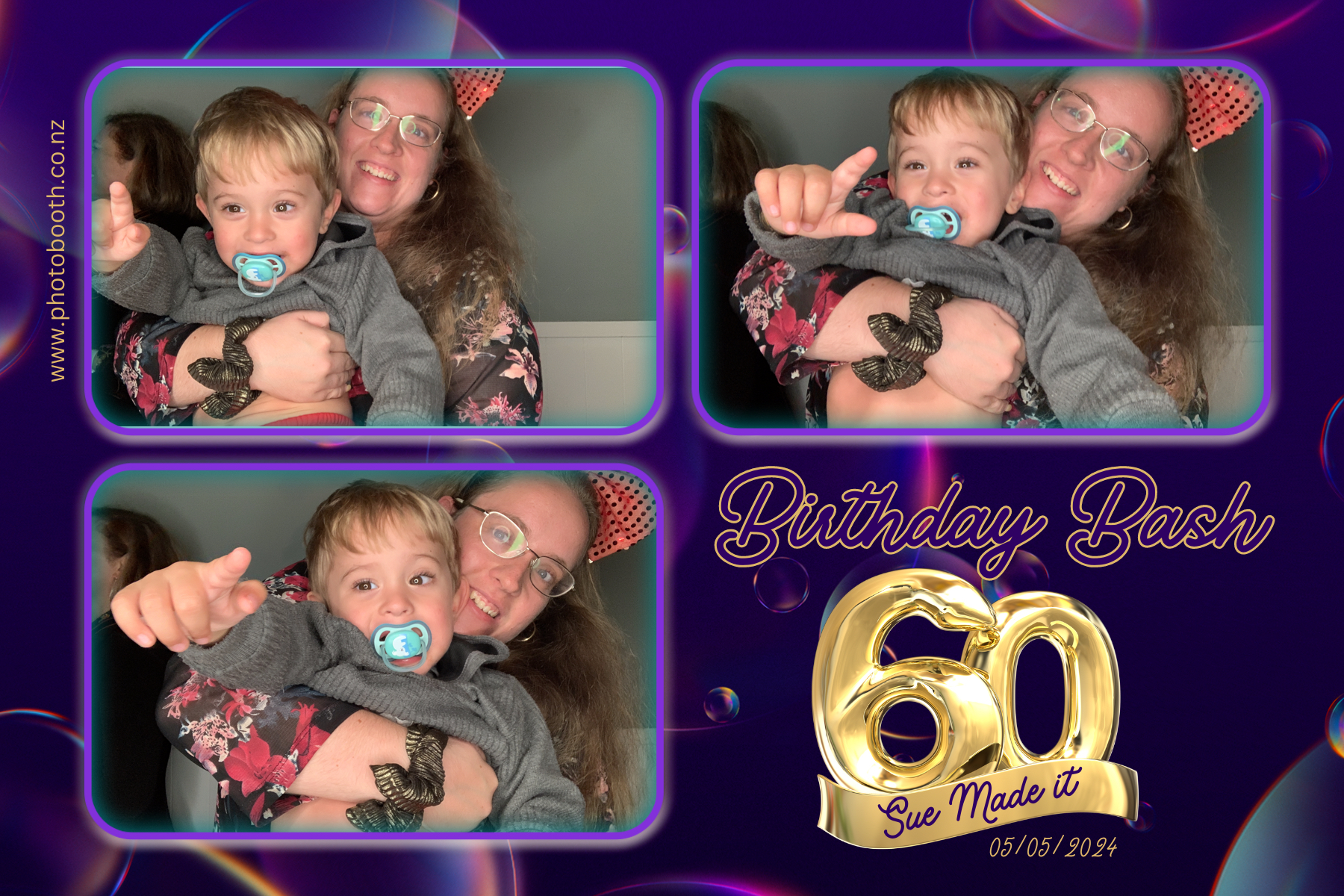 Sue's 60th | View more photos from the event at gallery.photobooth.co.nz/u/SelfieCentral/Sues-60th