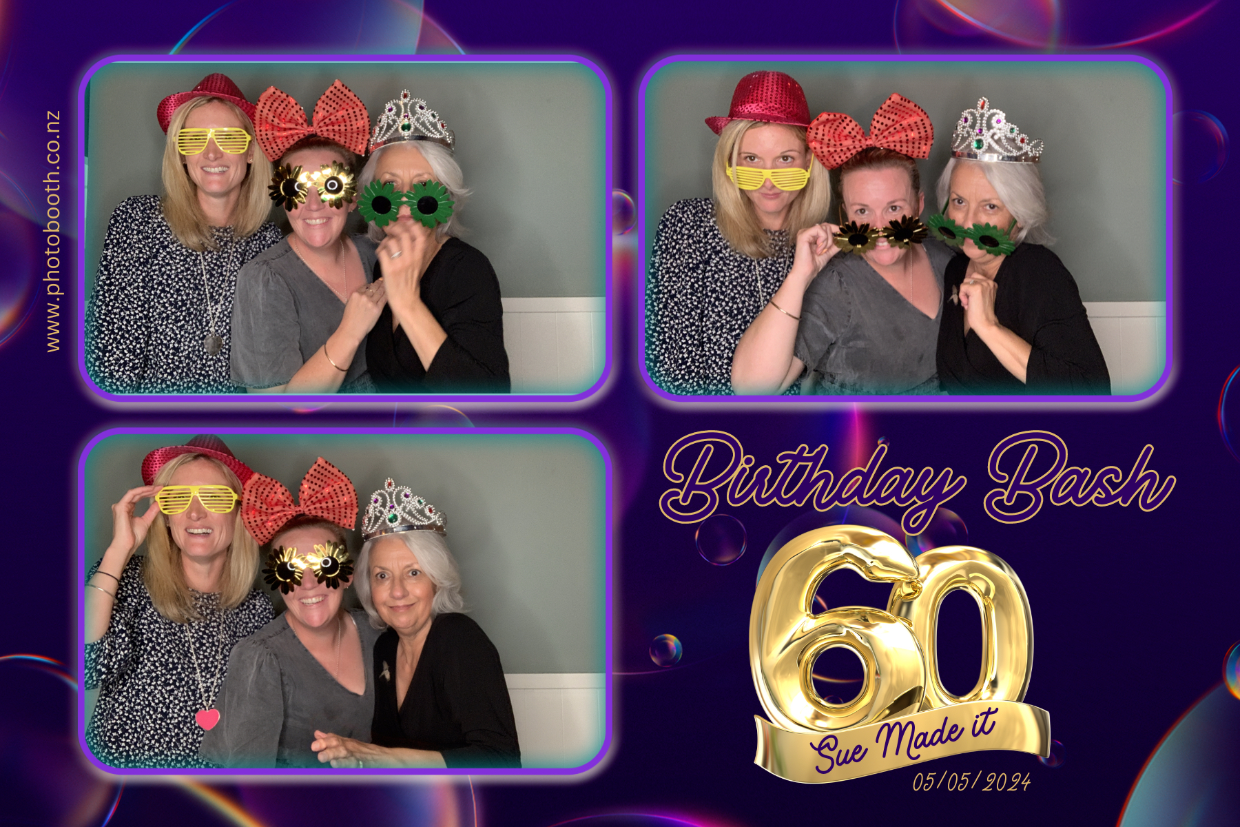 Sue's 60th | View more photos from the event at gallery.photobooth.co.nz/u/SelfieCentral/Sues-60th