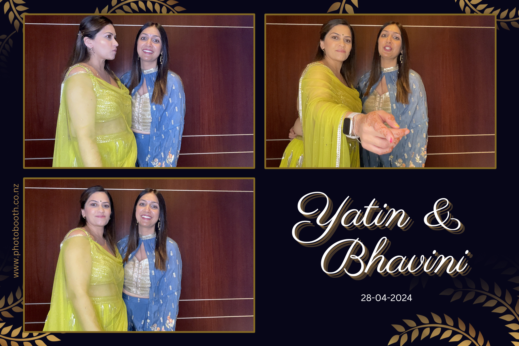 Yatin & Bhavini's Wedding | View more photos from the event at gallery.photobooth.co.nz/u/SelfieCentral/Yatin-Bhavinis-Wedding