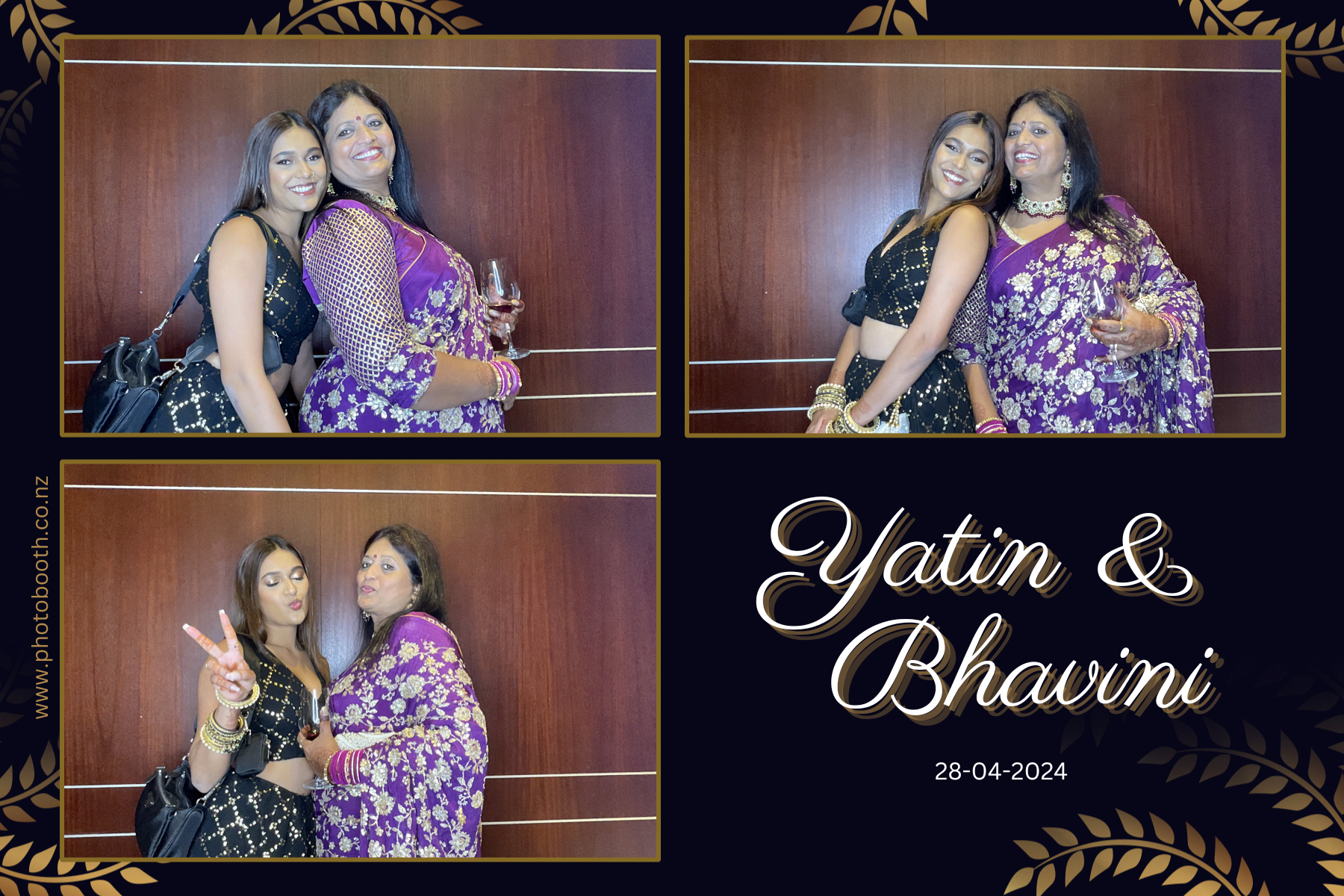 Yatin & Bhavini's Wedding | View more photos from the event at gallery.photobooth.co.nz/u/SelfieCentral/Yatin-Bhavinis-Wedding