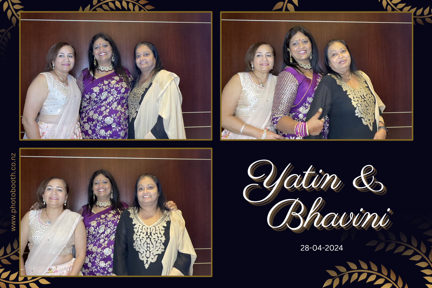 Yatin & Bhavini's Wedding | View more photos from the event at gallery.photobooth.co.nz/u/SelfieCentral/Yatin-Bhavinis-Wedding