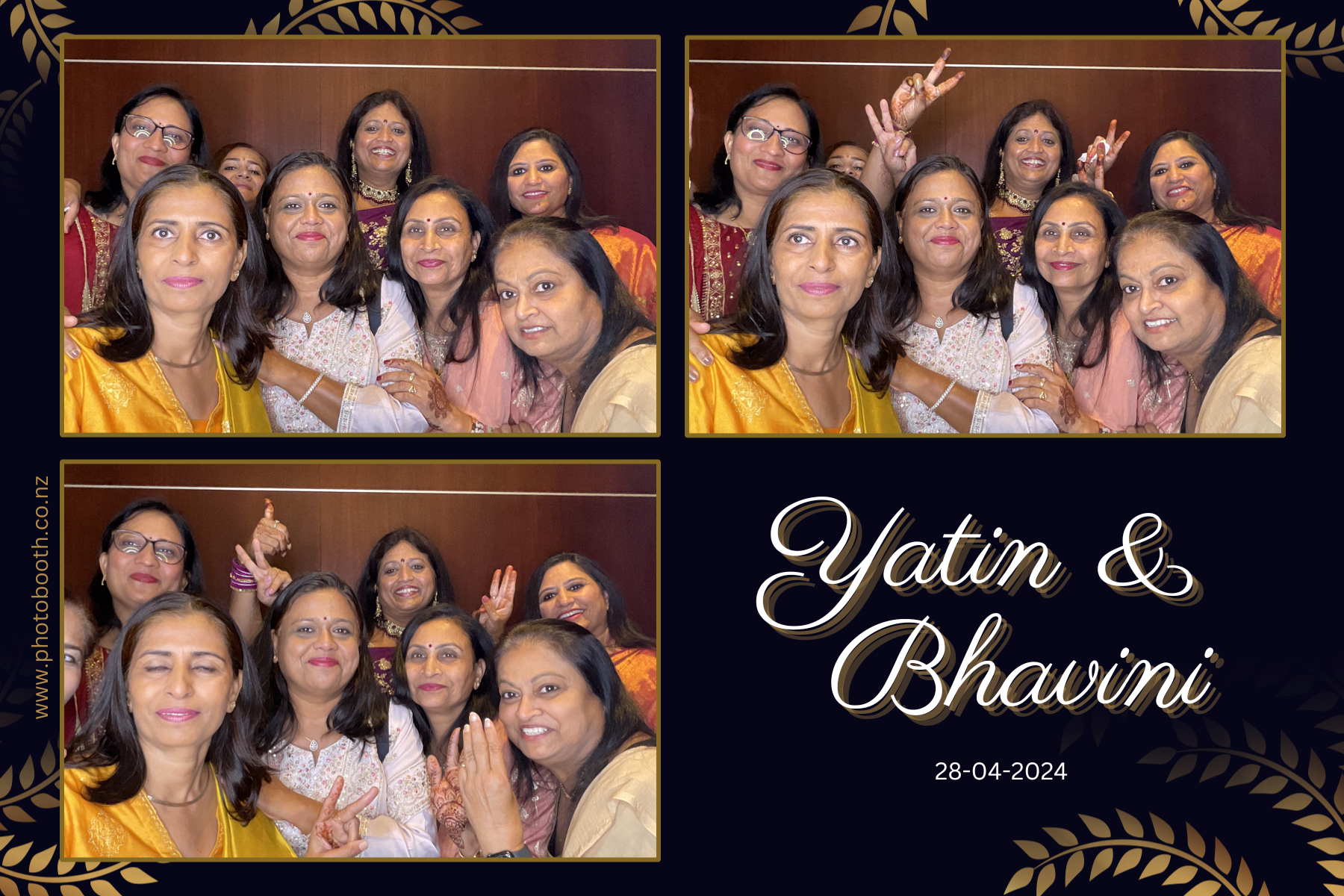 Yatin & Bhavini's Wedding | View more photos from the event at gallery.photobooth.co.nz/u/SelfieCentral/Yatin-Bhavinis-Wedding
