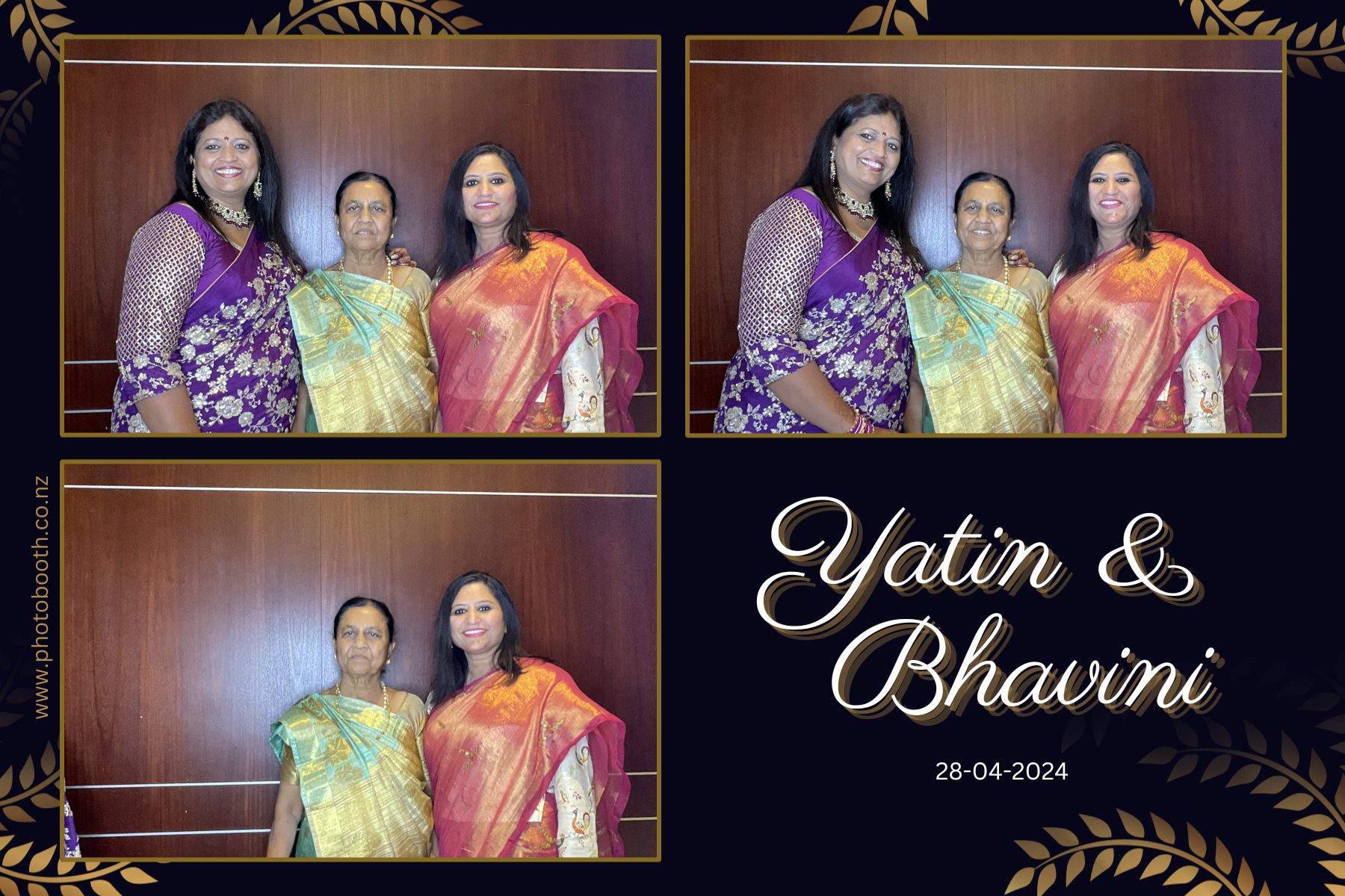 Yatin & Bhavini's Wedding | View more photos from the event at gallery.photobooth.co.nz/u/SelfieCentral/Yatin-Bhavinis-Wedding