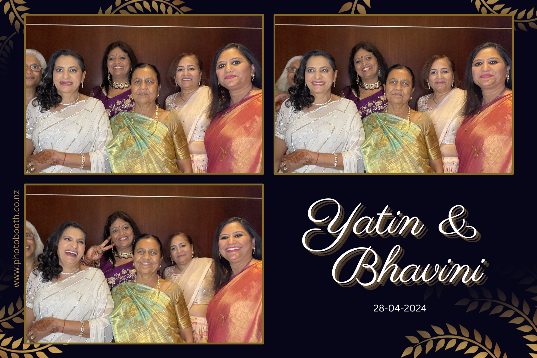 Yatin & Bhavini's Wedding | View more photos from the event at gallery.photobooth.co.nz/u/SelfieCentral/Yatin-Bhavinis-Wedding