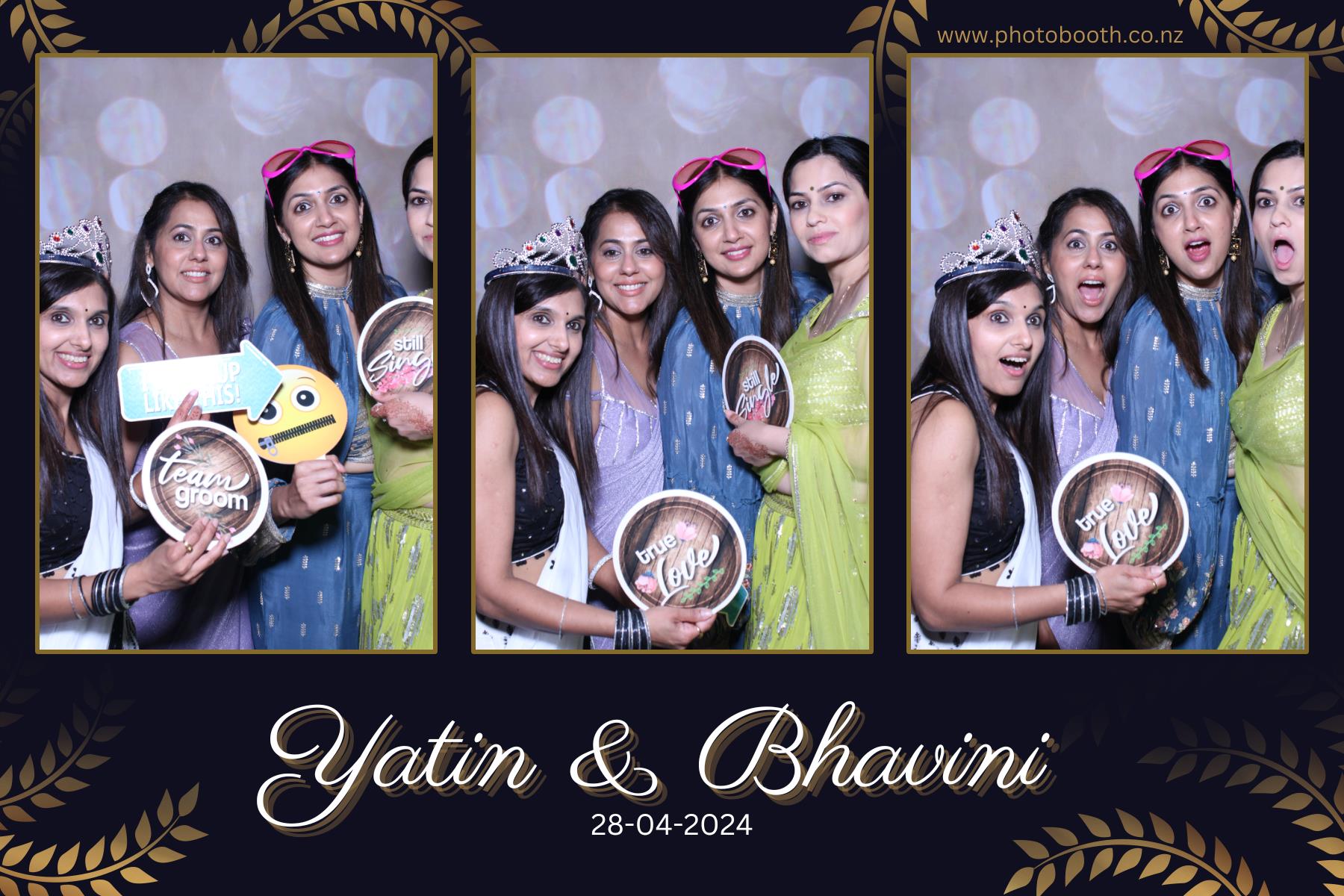 Yatin & Bhavini's Wedding | View more photos from the event at gallery.photobooth.co.nz/u/SelfieCentral/Yatin-Bhavinis-Wedding