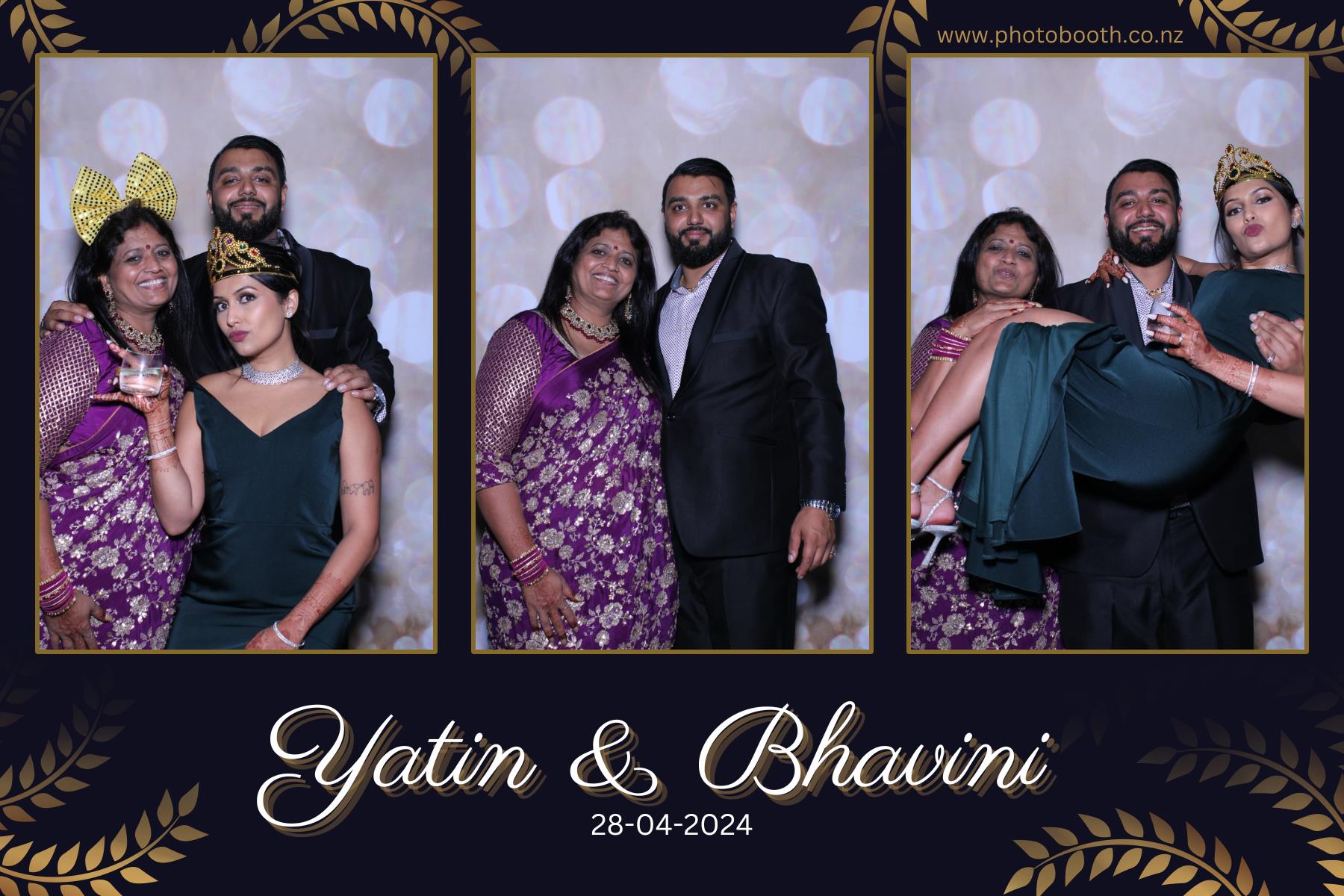 Yatin & Bhavini's Wedding | View more photos from the event at gallery.photobooth.co.nz/u/SelfieCentral/Yatin-Bhavinis-Wedding