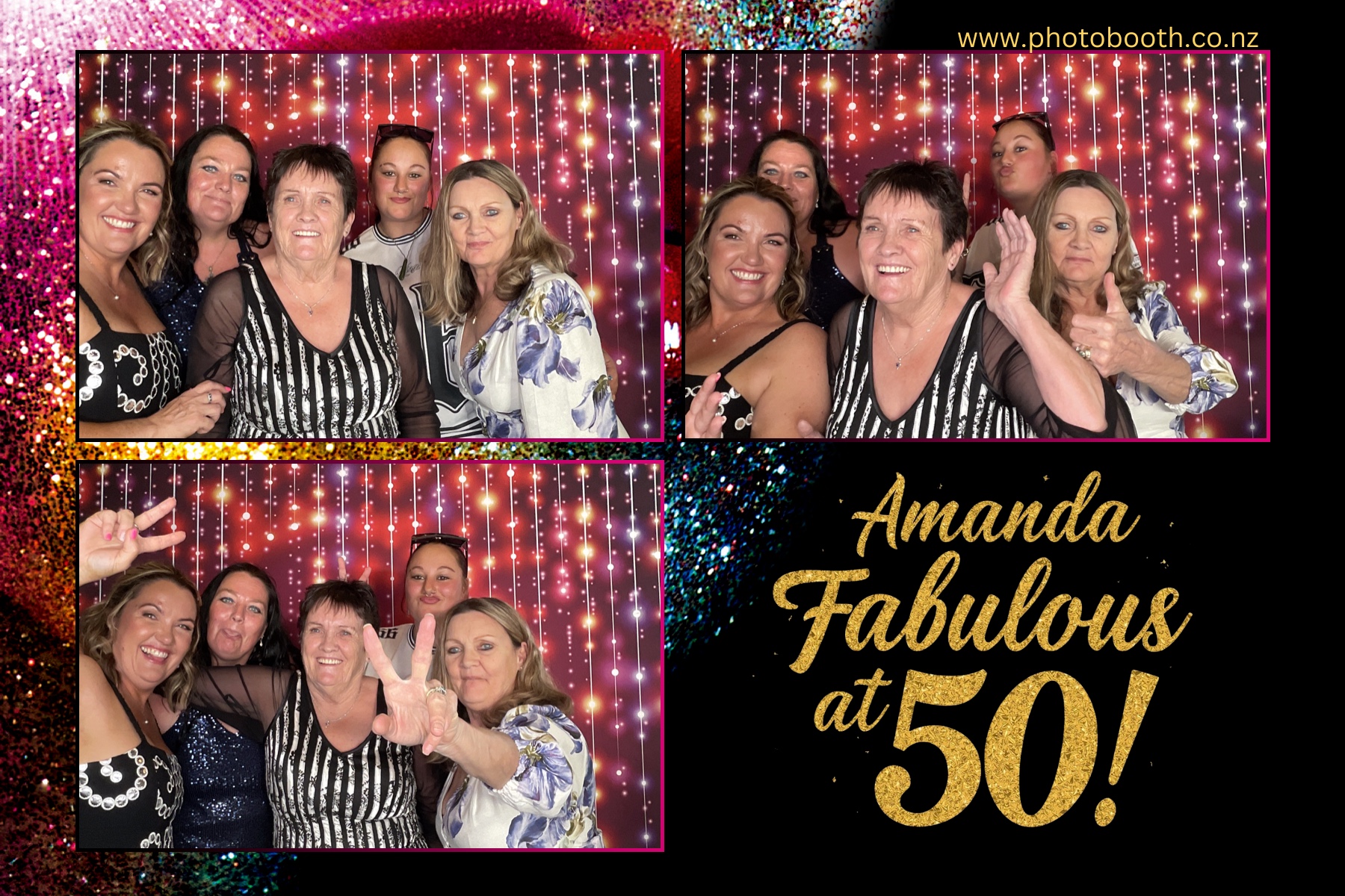 Amanda's 50th | View more photos from the event at gallery.photobooth.co.nz/u/SelfieCentral/Amandas-50th