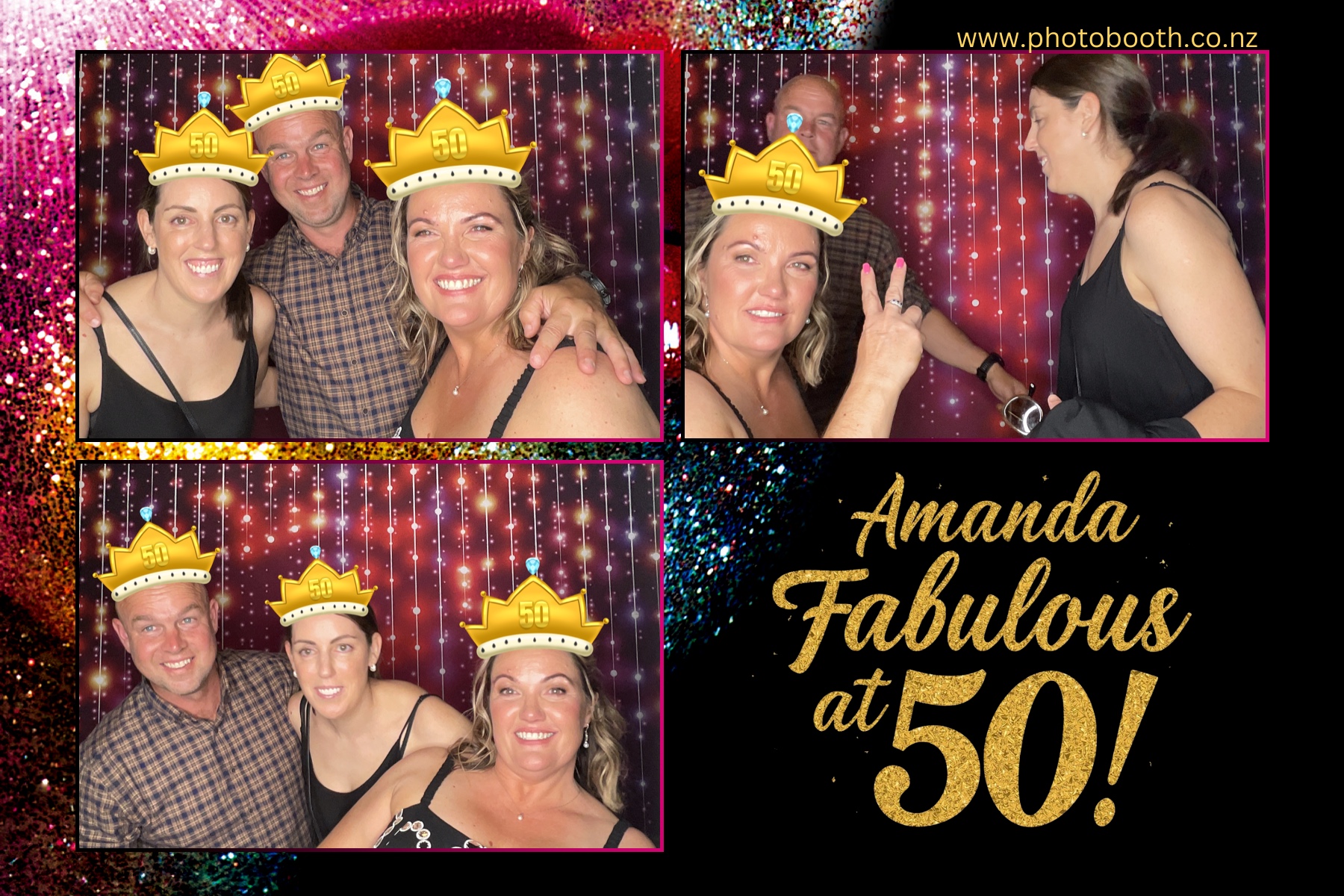 Amanda's 50th | View more photos from the event at gallery.photobooth.co.nz/u/SelfieCentral/Amandas-50th