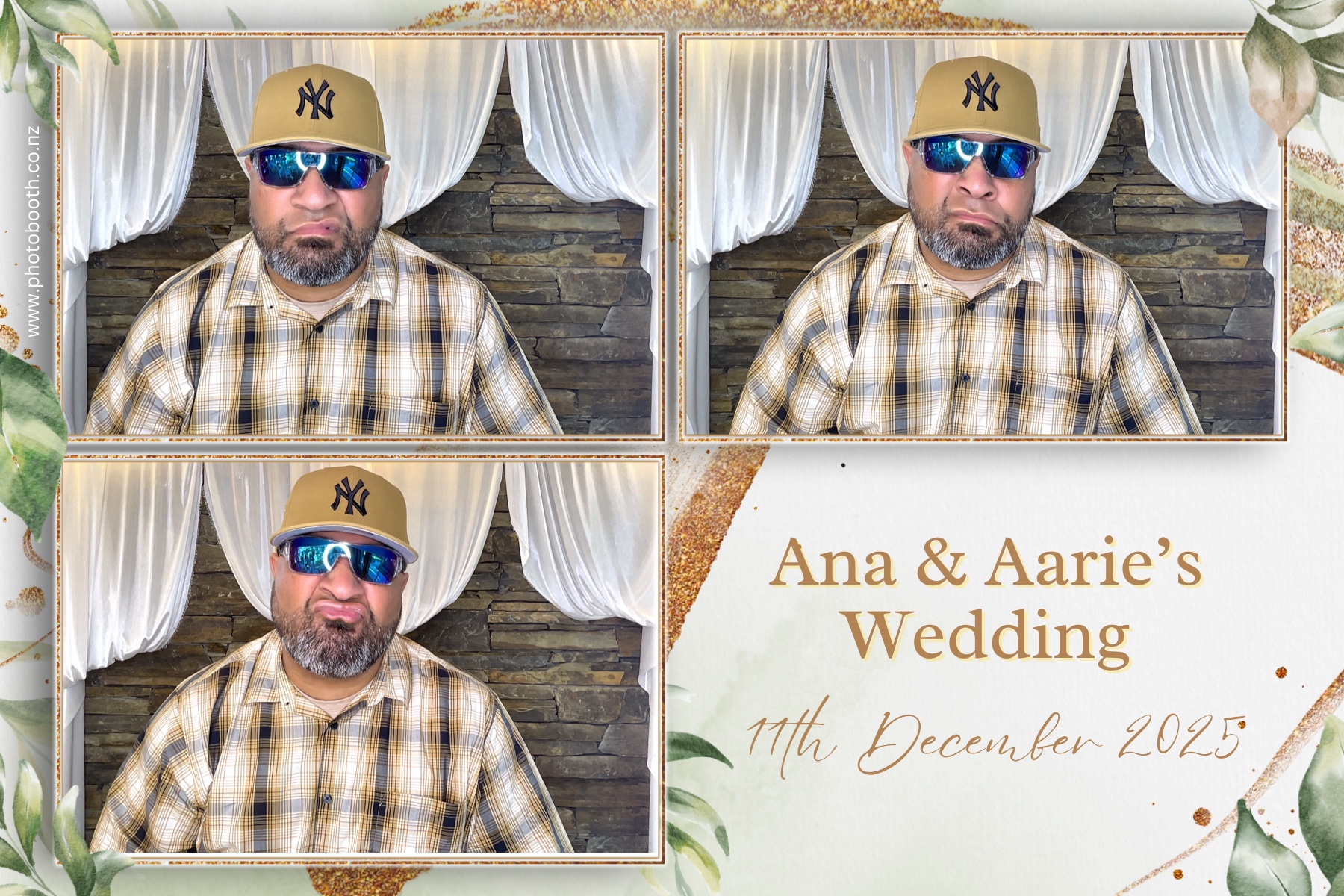 Ana & Arrie's Wedding | View more photos from the event at gallery.photobooth.co.nz/u/SelfieCentral/Ana-Arries-Wedding