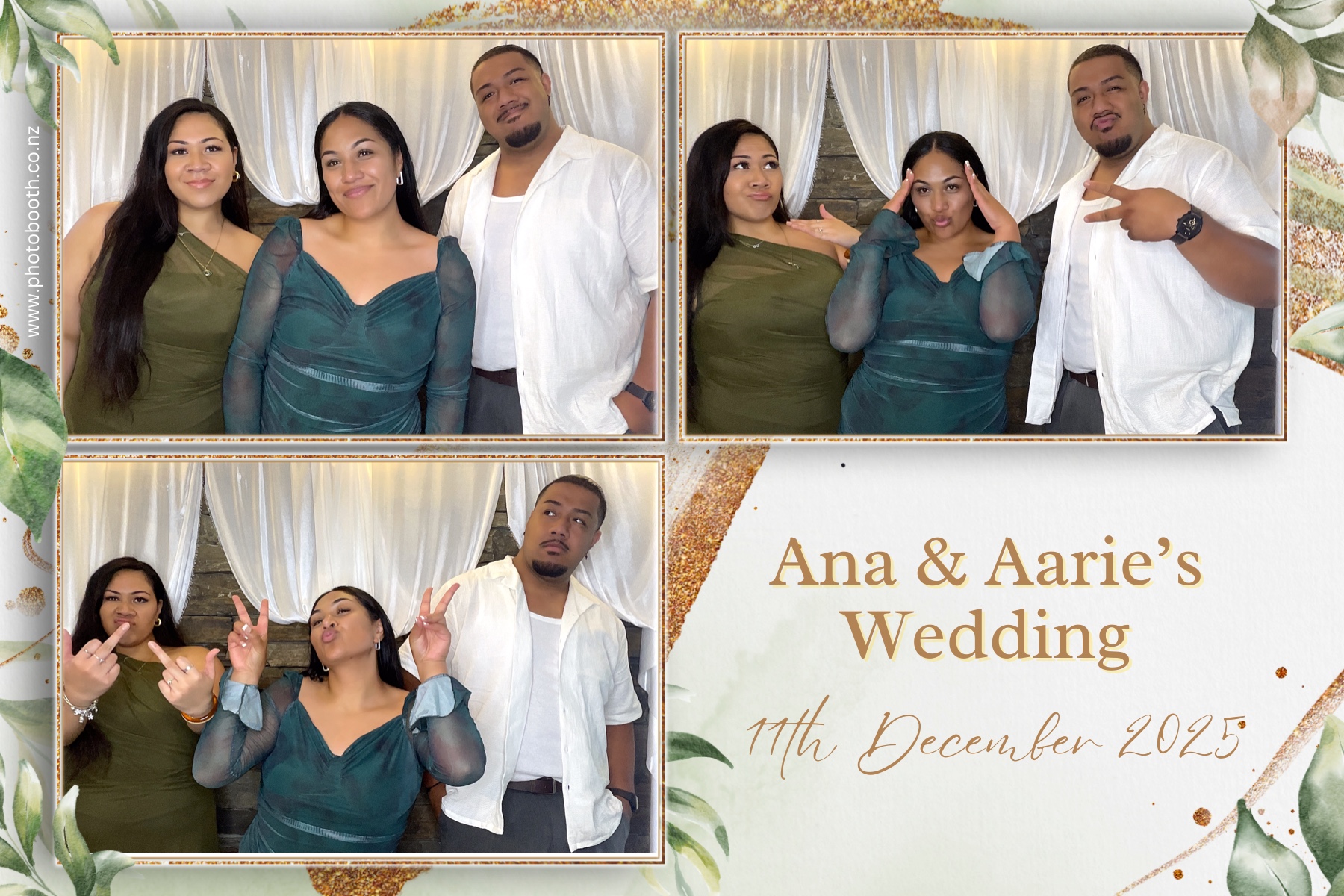 Ana & Arrie's Wedding | View more photos from the event at gallery.photobooth.co.nz/u/SelfieCentral/Ana-Arries-Wedding
