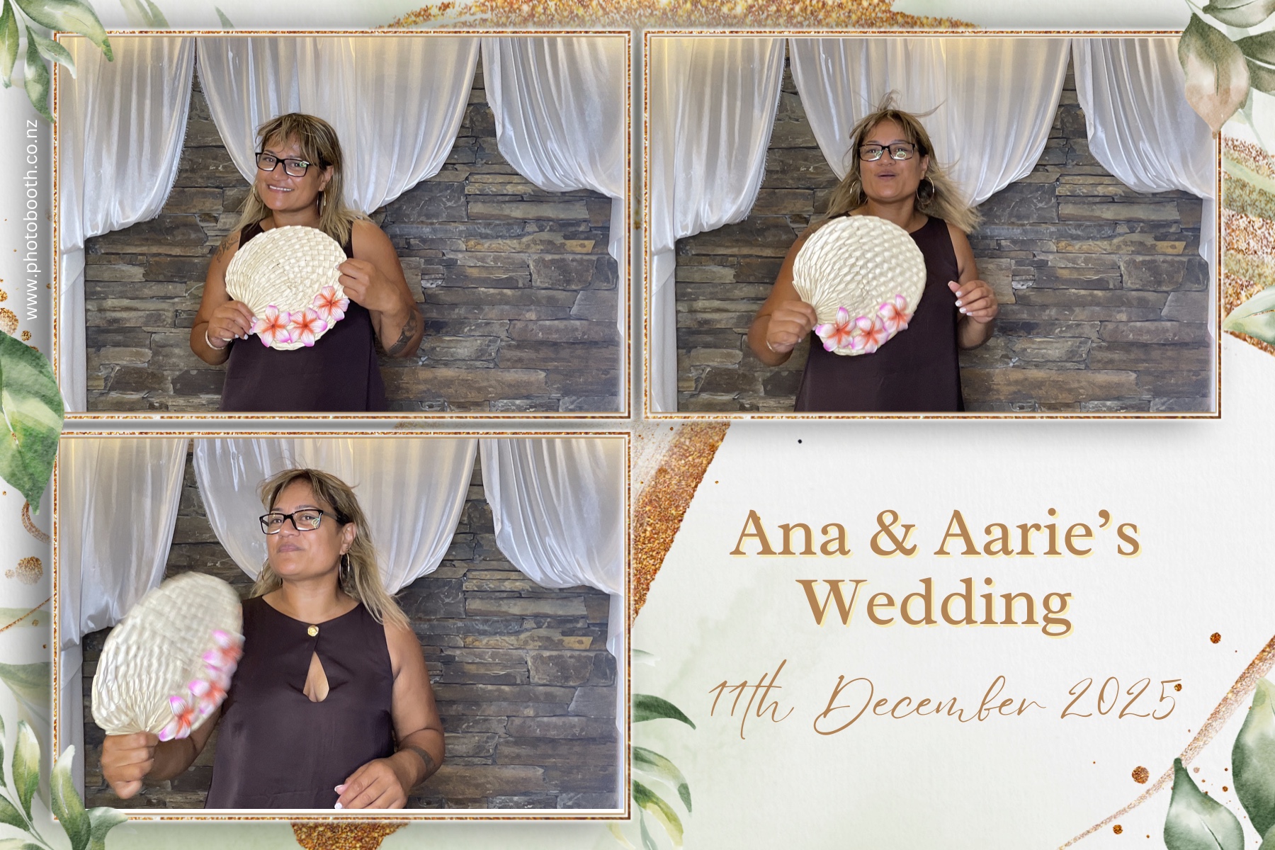 Ana & Arrie's Wedding | View more photos from the event at gallery.photobooth.co.nz/u/SelfieCentral/Ana-Arries-Wedding