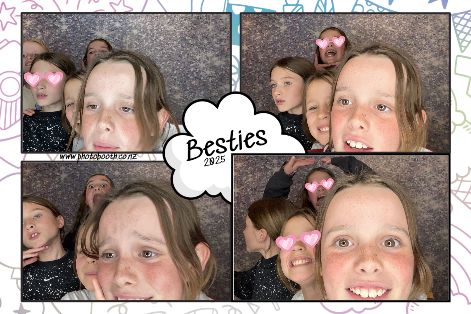 Besties | View more photos from the event at gallery.photobooth.co.nz/u/SelfieCentral/Besties
