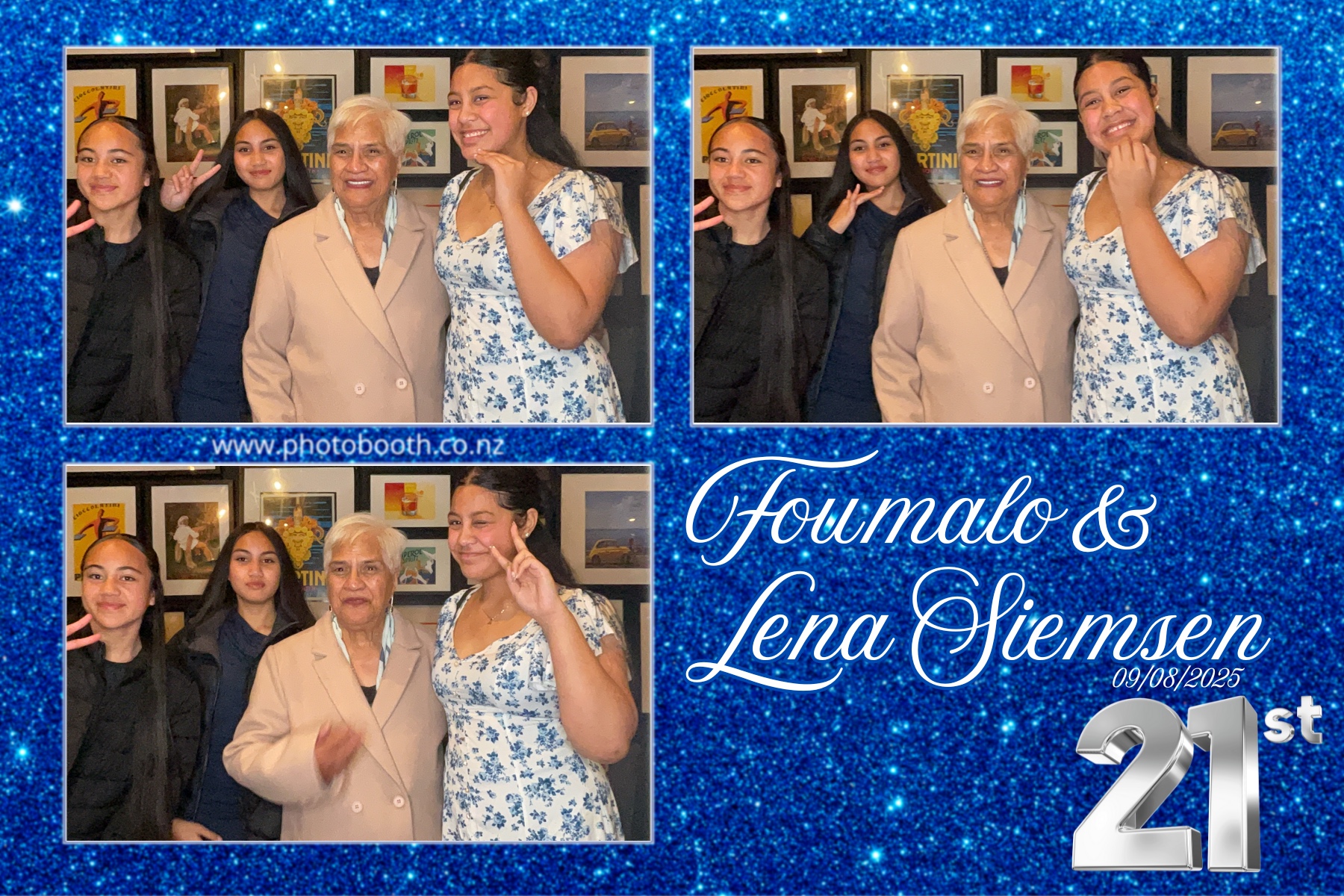 Foumalo & Lena Siemsen 21st Birthday | View more photos from the event at gallery.photobooth.co.nz/u/SelfieCentral/Foumalo-Lena-Siemsen-21st-Birthday