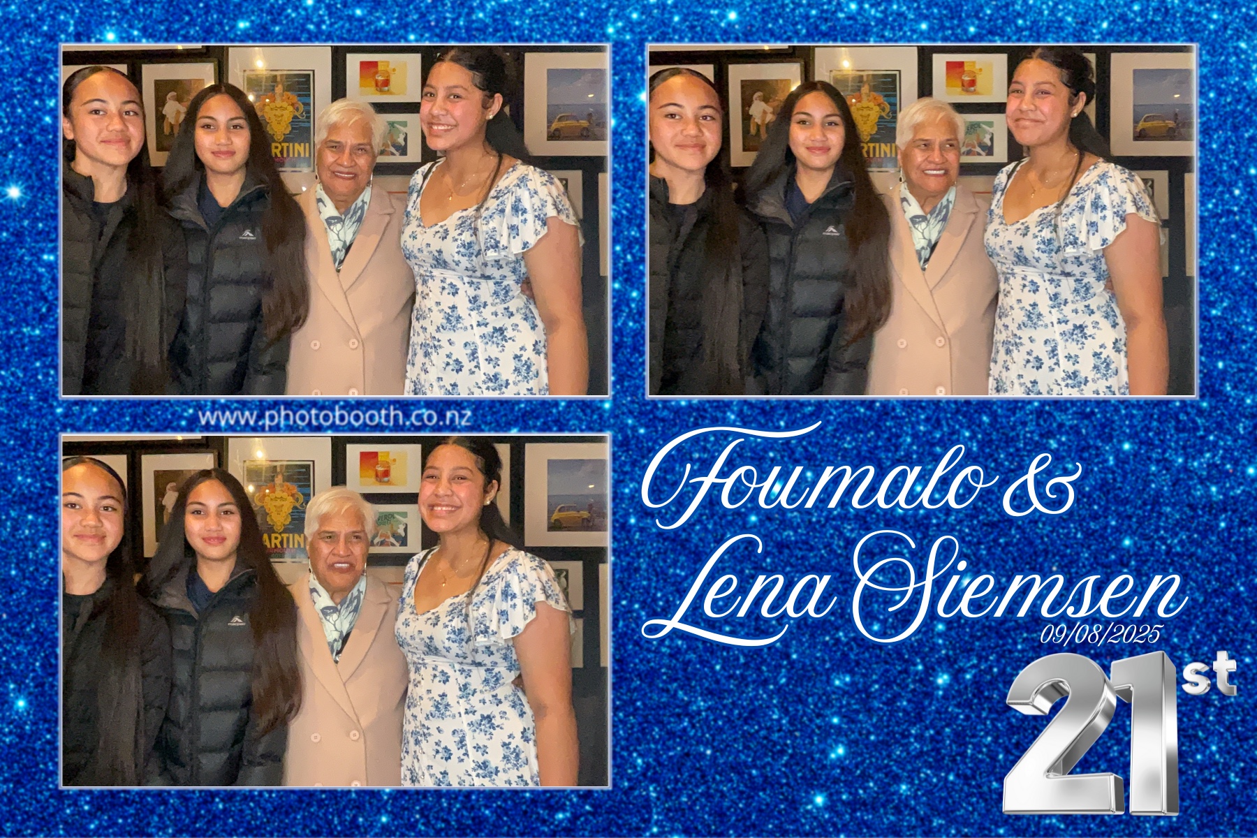 Foumalo & Lena Siemsen 21st Birthday | View more photos from the event at gallery.photobooth.co.nz/u/SelfieCentral/Foumalo-Lena-Siemsen-21st-Birthday