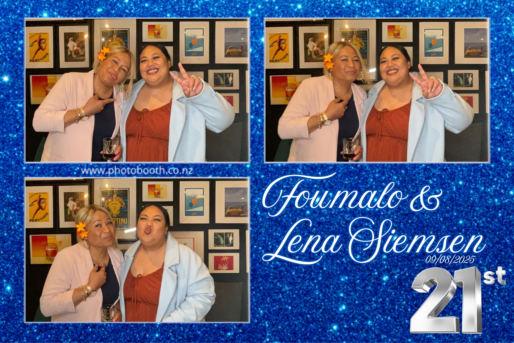 Foumalo & Lena Siemsen 21st Birthday | View more photos from the event at gallery.photobooth.co.nz/u/SelfieCentral/Foumalo-Lena-Siemsen-21st-Birthday