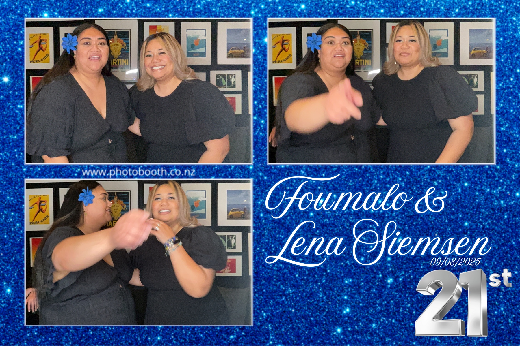 Foumalo & Lena Siemsen 21st Birthday | View more photos from the event at gallery.photobooth.co.nz/u/SelfieCentral/Foumalo-Lena-Siemsen-21st-Birthday