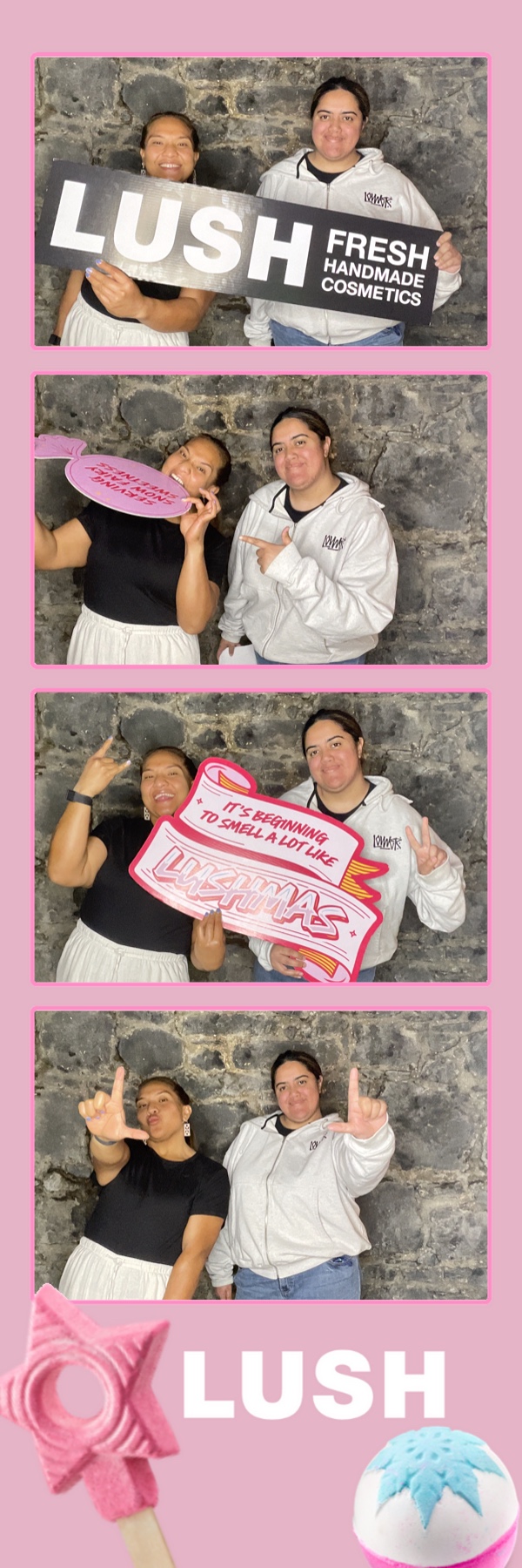 Lush Christmas PR Event | View more photos from the event at gallery.photobooth.co.nz/u/SelfieCentral/Lush-Christmas-PR-Event