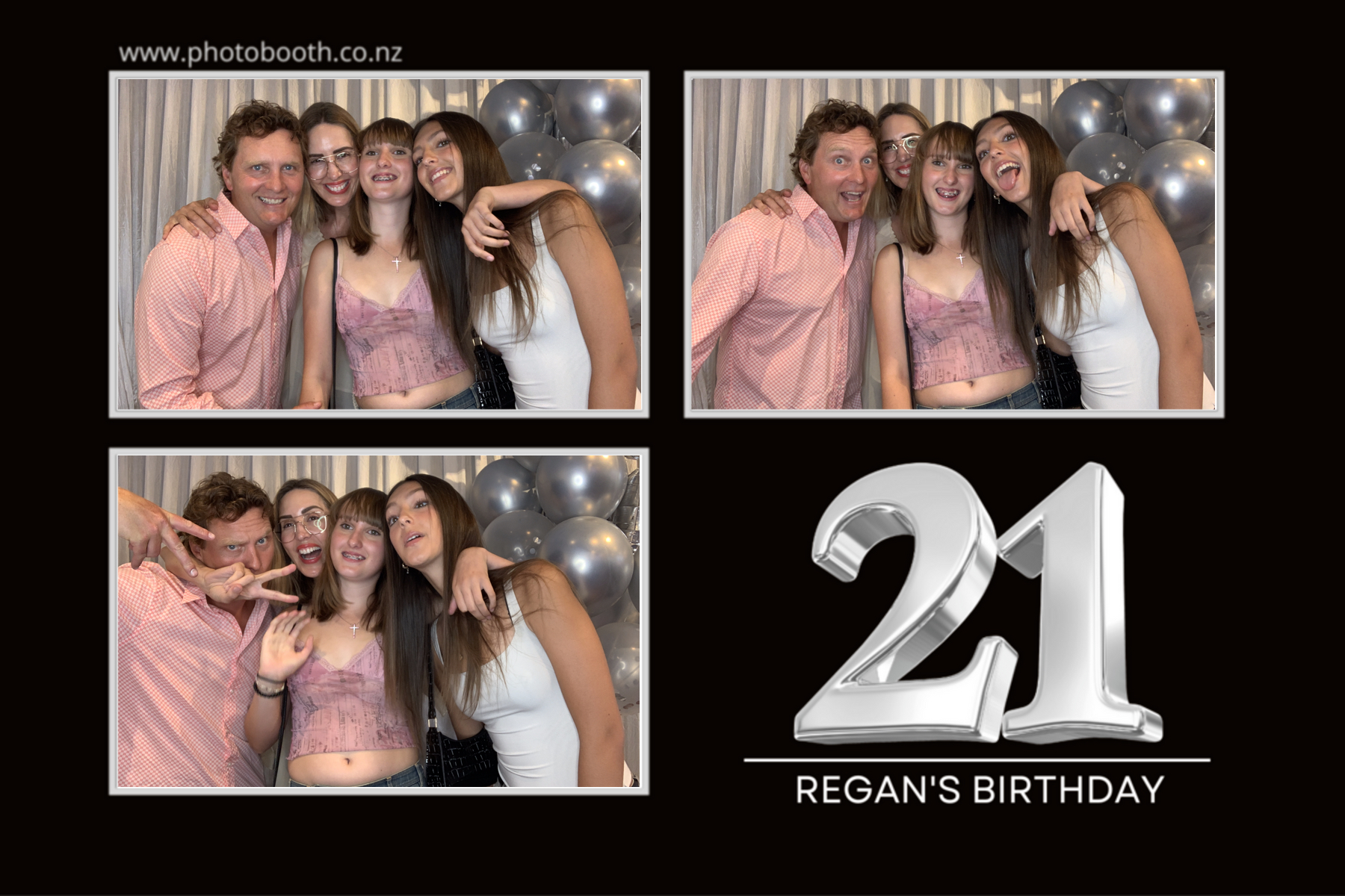 Regan's 21st | View more photos from the event at gallery.photobooth.co.nz/u/SelfieCentral/Regans-21st