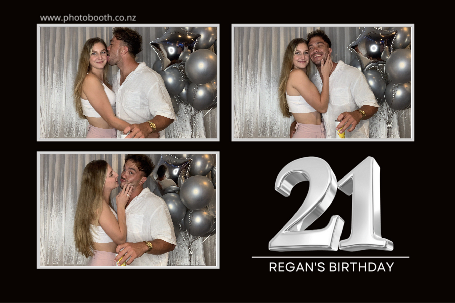 Regan's 21st | View more photos from the event at gallery.photobooth.co.nz/u/SelfieCentral/Regans-21st