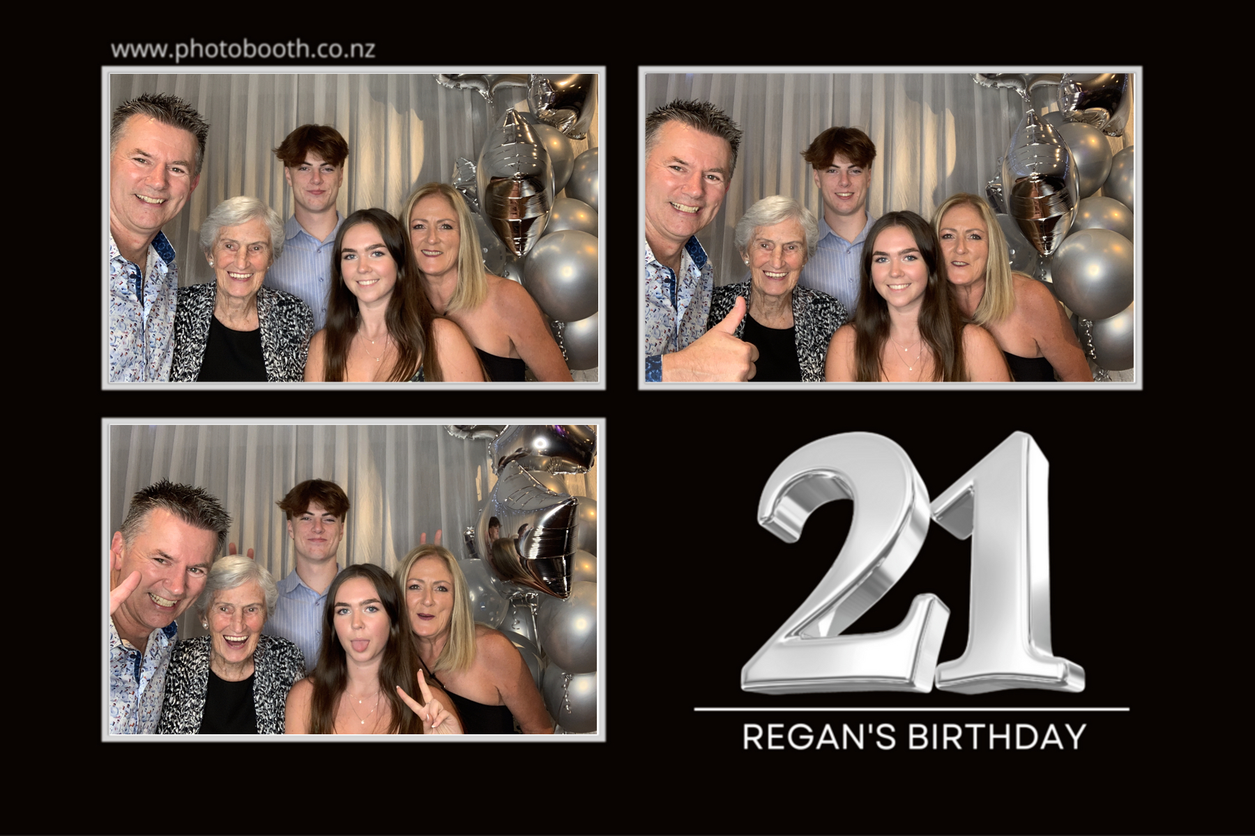 Regan's 21st | View more photos from the event at gallery.photobooth.co.nz/u/SelfieCentral/Regans-21st