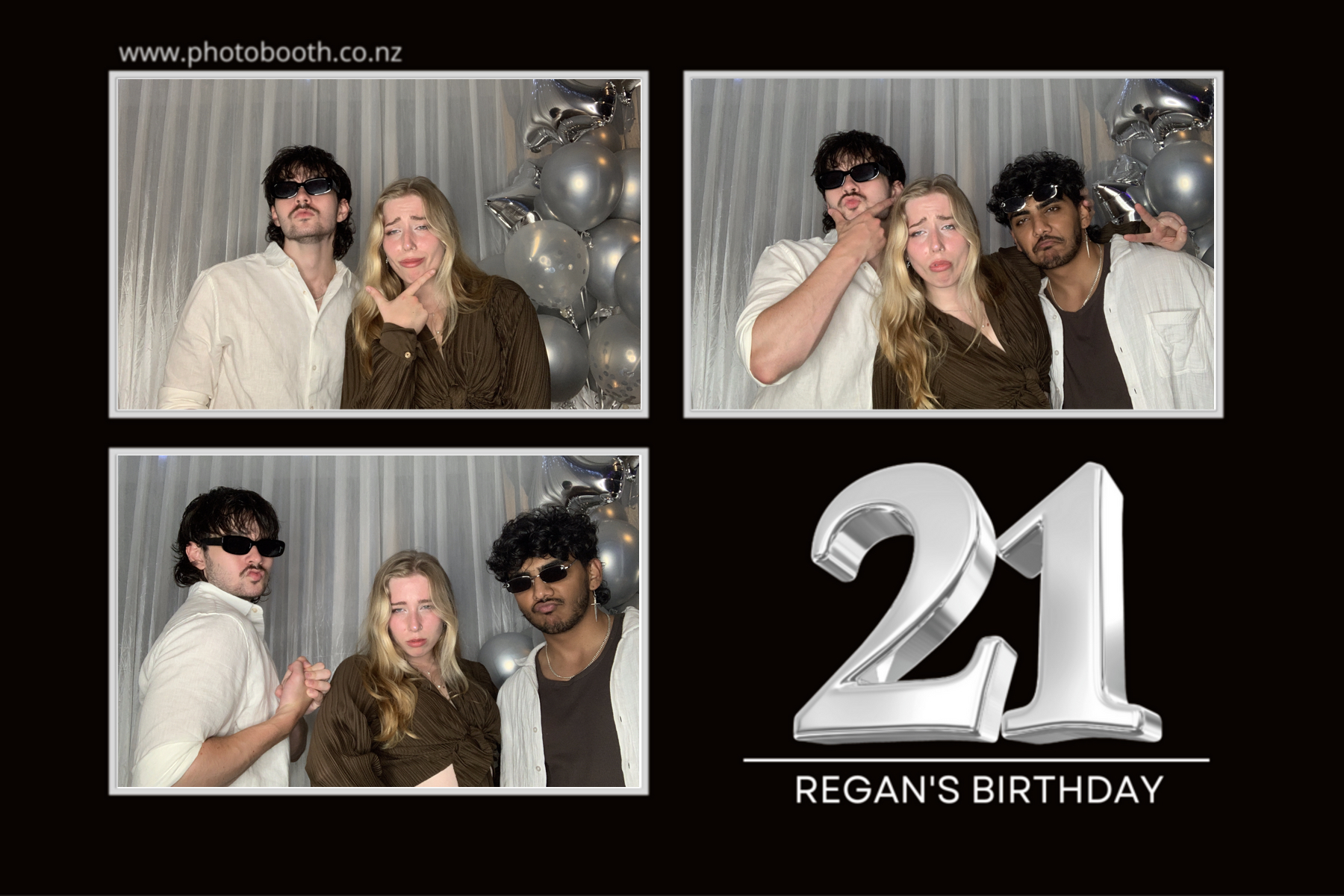 Regan's 21st | View more photos from the event at gallery.photobooth.co.nz/u/SelfieCentral/Regans-21st