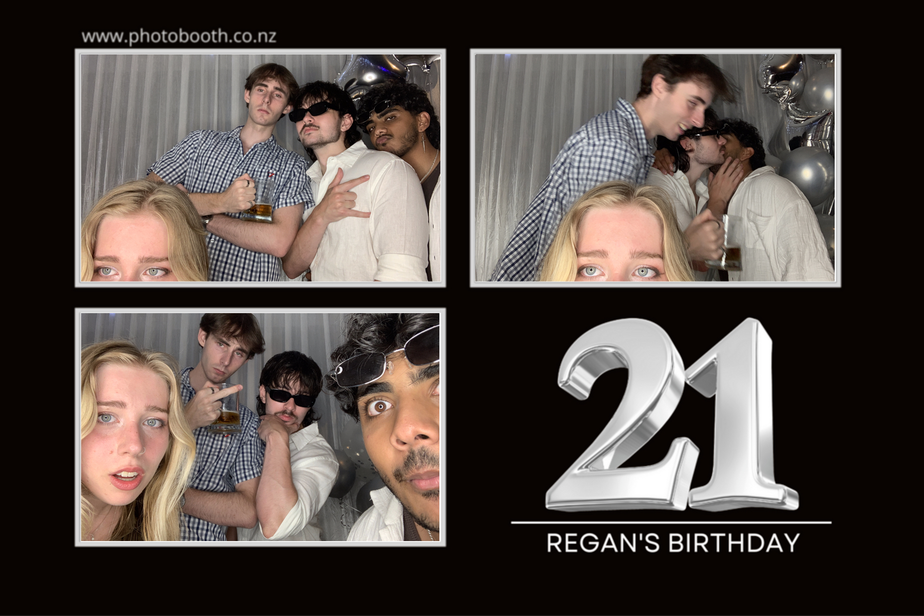 Regan's 21st | View more photos from the event at gallery.photobooth.co.nz/u/SelfieCentral/Regans-21st