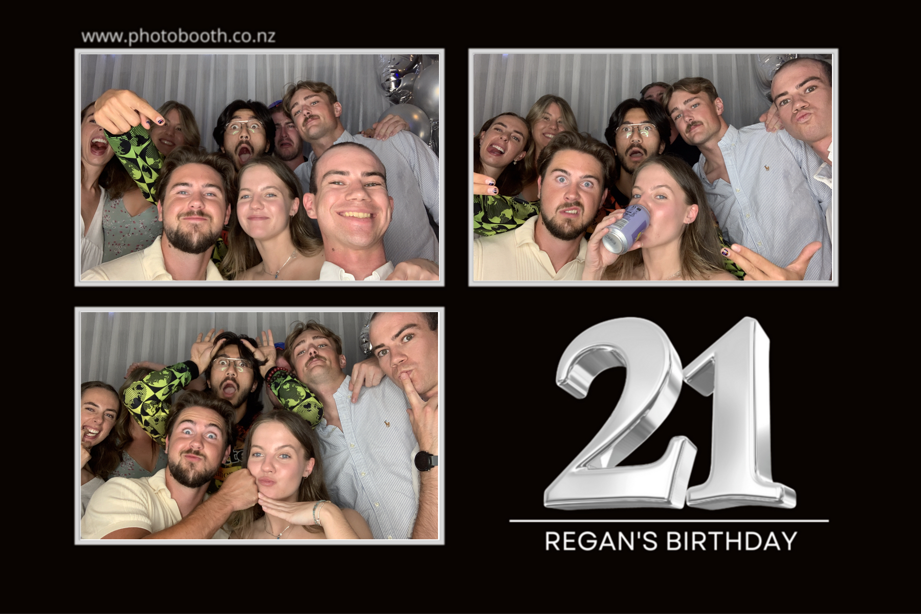 Regan's 21st | View more photos from the event at gallery.photobooth.co.nz/u/SelfieCentral/Regans-21st