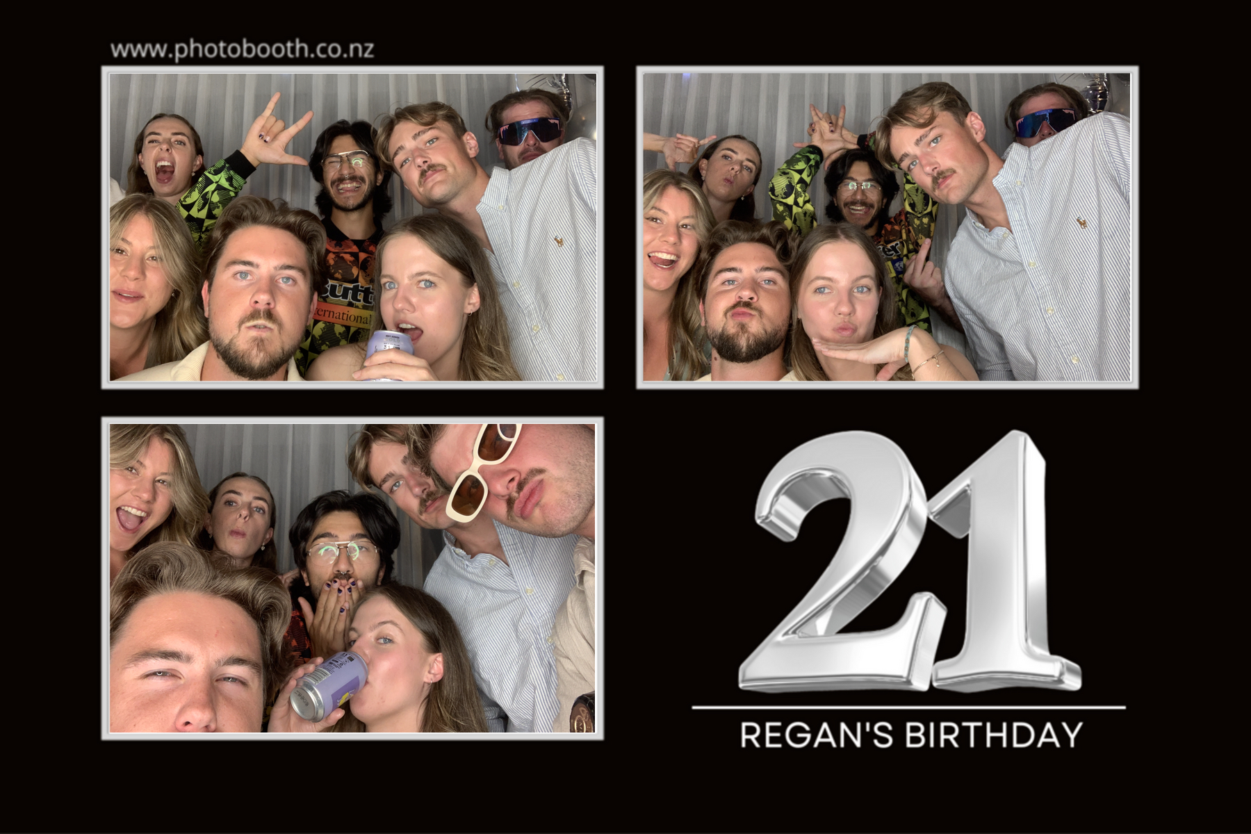 Regan's 21st | View more photos from the event at gallery.photobooth.co.nz/u/SelfieCentral/Regans-21st
