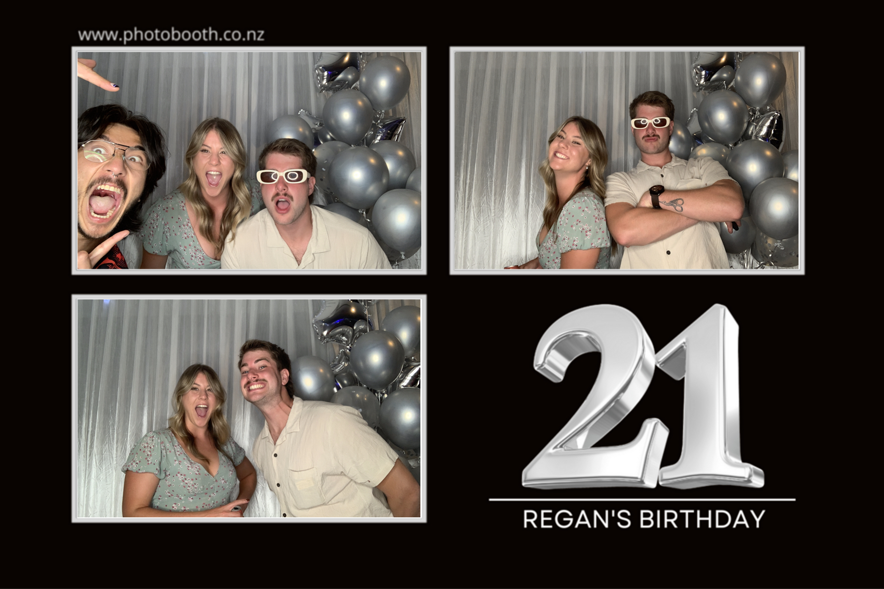 Regan's 21st | View more photos from the event at gallery.photobooth.co.nz/u/SelfieCentral/Regans-21st