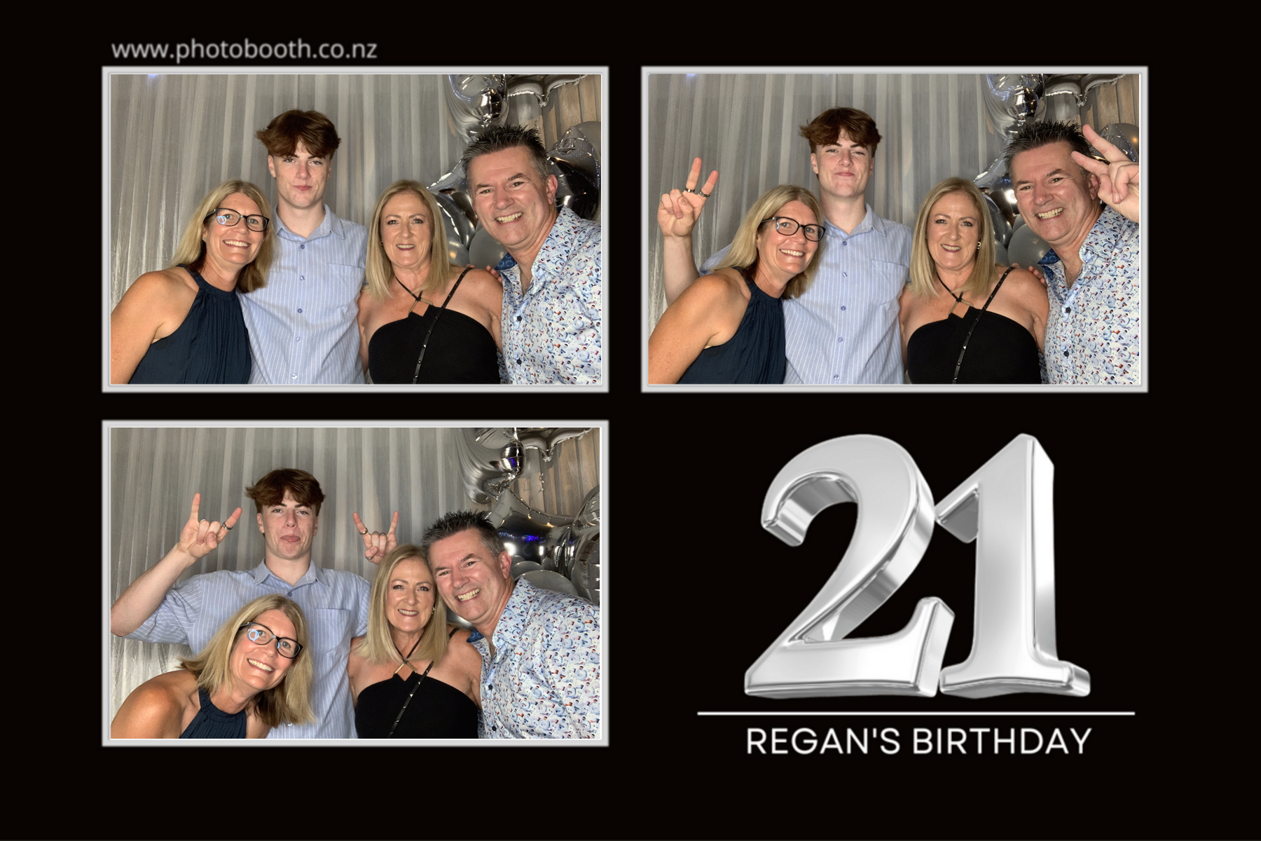 Regan's 21st | View more photos from the event at gallery.photobooth.co.nz/u/SelfieCentral/Regans-21st