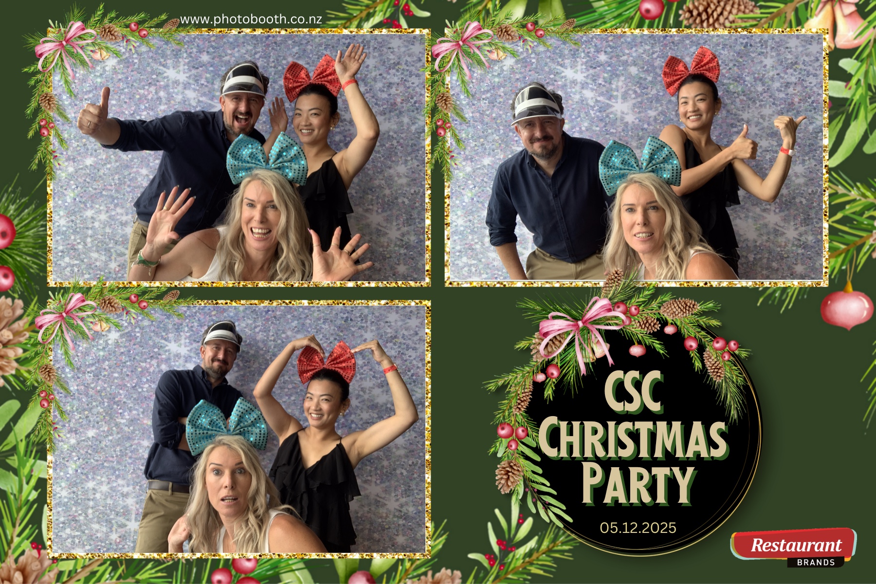 Restaurant Brands Christmas Party | View more photos from the event at gallery.photobooth.co.nz/u/SelfieCentral/Restaurant-Brands-Christmas-Party