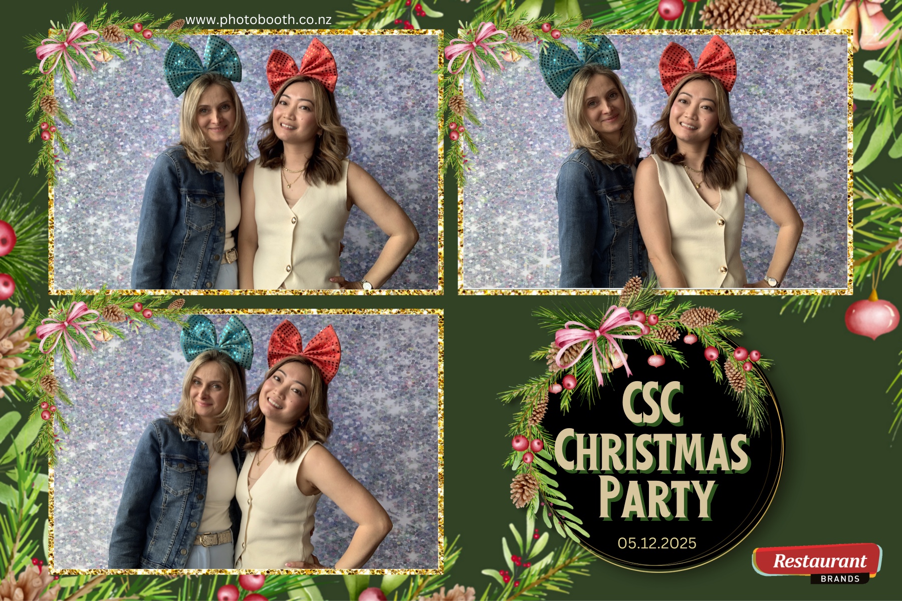Restaurant Brands Christmas Party | View more photos from the event at gallery.photobooth.co.nz/u/SelfieCentral/Restaurant-Brands-Christmas-Party