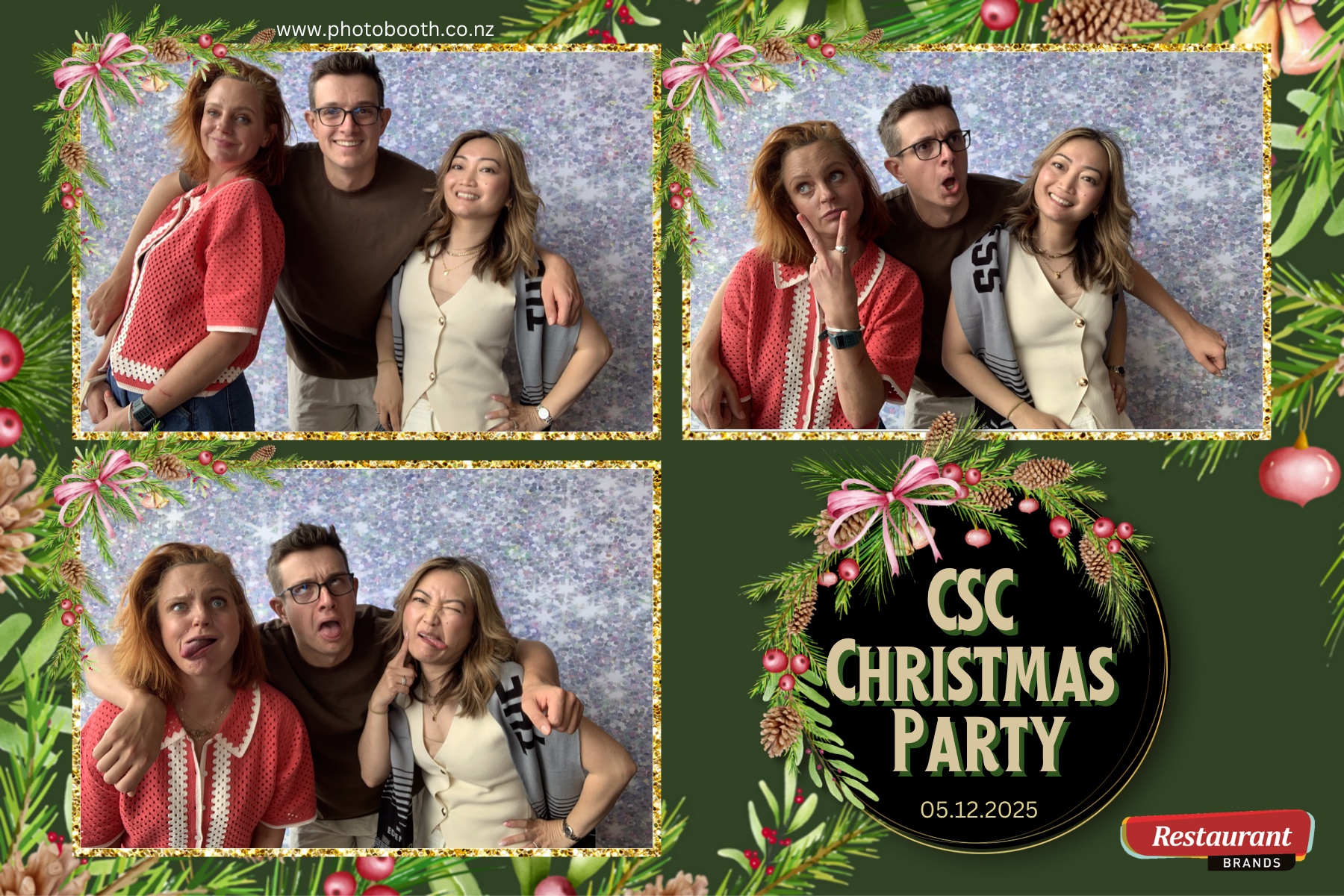 Restaurant Brands Christmas Party | View more photos from the event at gallery.photobooth.co.nz/u/SelfieCentral/Restaurant-Brands-Christmas-Party