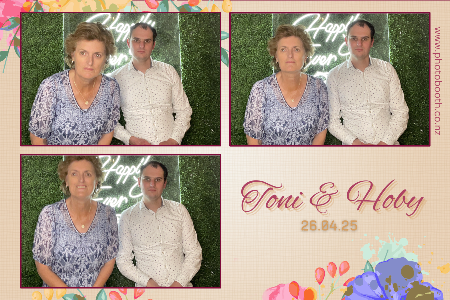 Toni & Hoby's Wedding | View more photos from the event at gallery.photobooth.co.nz/u/SelfieCentral/Toni-Hobys-Wedding