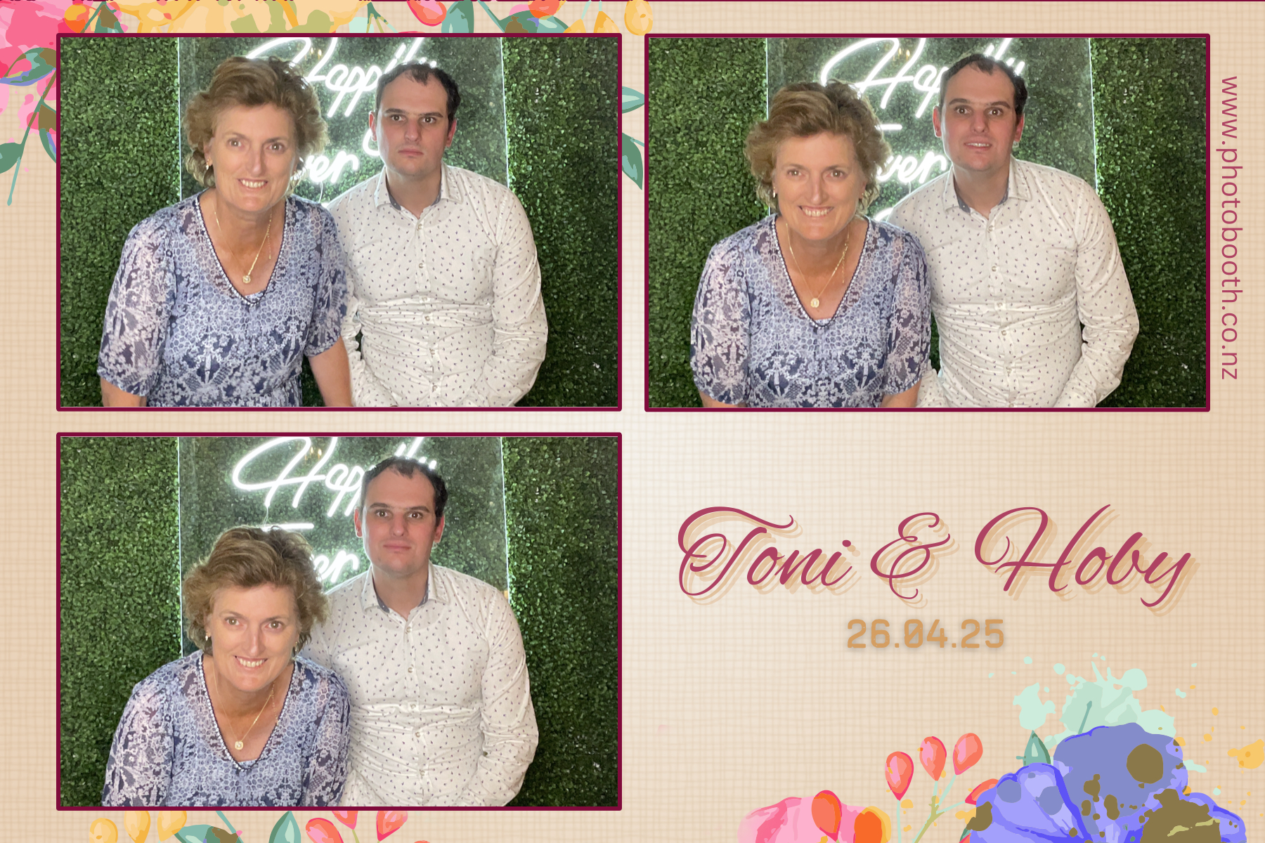 Toni & Hoby's Wedding | View more photos from the event at gallery.photobooth.co.nz/u/SelfieCentral/Toni-Hobys-Wedding