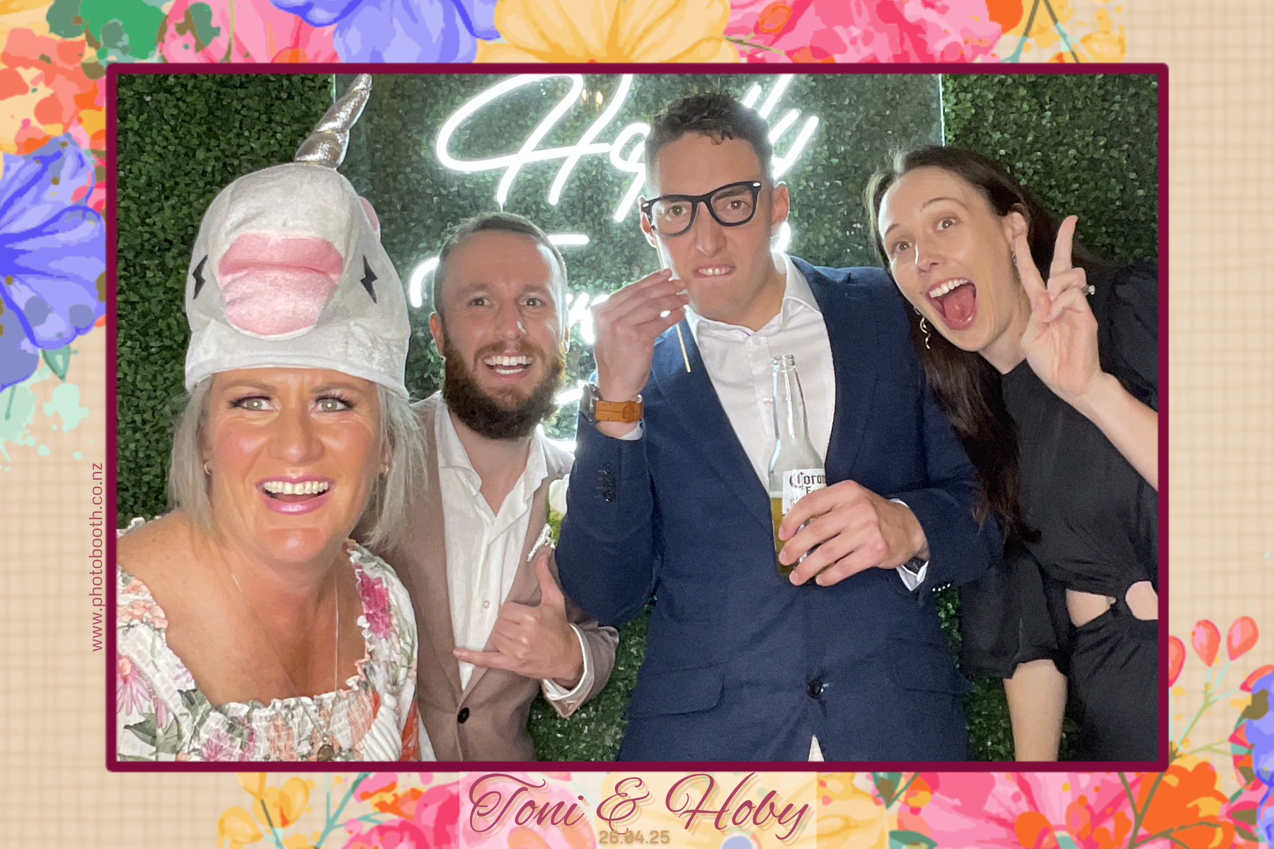 Toni & Hoby's Wedding | View more photos from the event at gallery.photobooth.co.nz/u/SelfieCentral/Toni-Hobys-Wedding