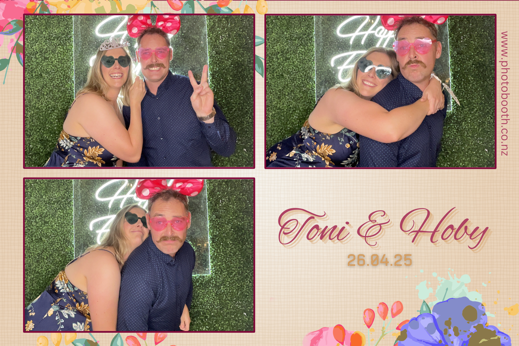 Toni & Hoby's Wedding | View more photos from the event at gallery.photobooth.co.nz/u/SelfieCentral/Toni-Hobys-Wedding