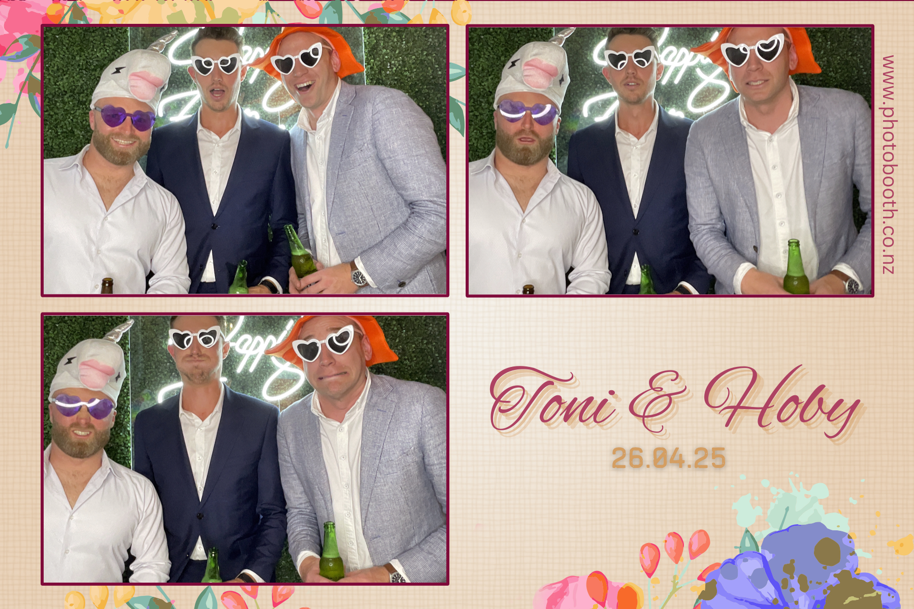 Toni & Hoby's Wedding | View more photos from the event at gallery.photobooth.co.nz/u/SelfieCentral/Toni-Hobys-Wedding