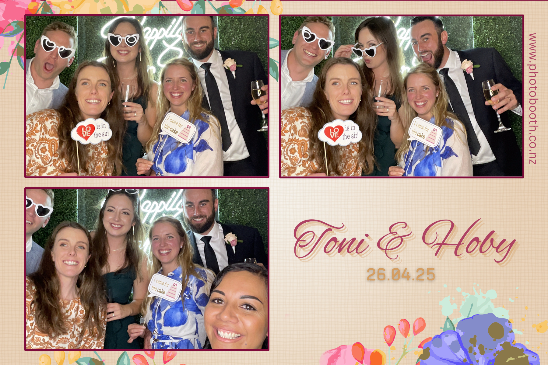 Toni & Hoby's Wedding | View more photos from the event at gallery.photobooth.co.nz/u/SelfieCentral/Toni-Hobys-Wedding
