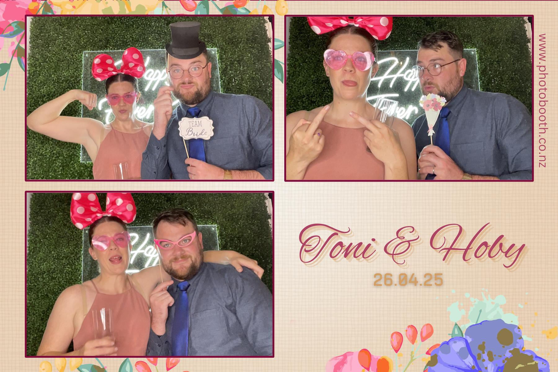 Toni & Hoby's Wedding | View more photos from the event at gallery.photobooth.co.nz/u/SelfieCentral/Toni-Hobys-Wedding