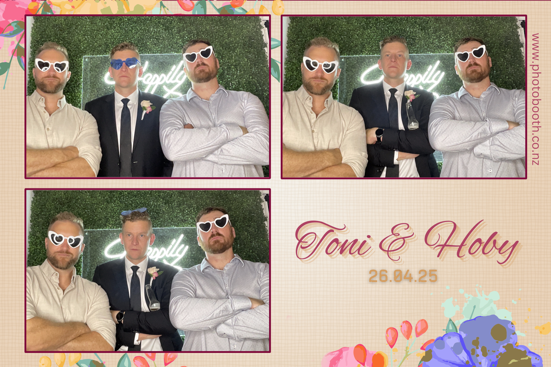 Toni & Hoby's Wedding | View more photos from the event at gallery.photobooth.co.nz/u/SelfieCentral/Toni-Hobys-Wedding