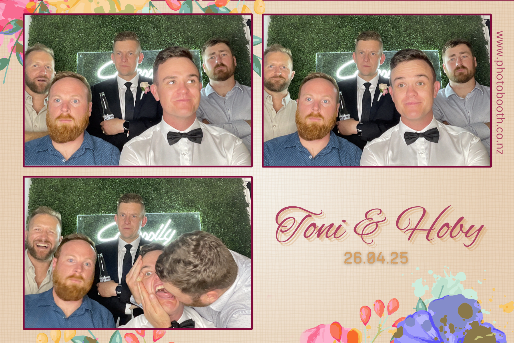Toni & Hoby's Wedding | View more photos from the event at gallery.photobooth.co.nz/u/SelfieCentral/Toni-Hobys-Wedding