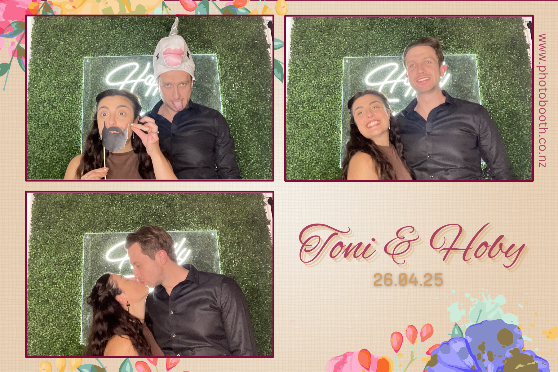 Toni & Hoby's Wedding | View more photos from the event at gallery.photobooth.co.nz/u/SelfieCentral/Toni-Hobys-Wedding