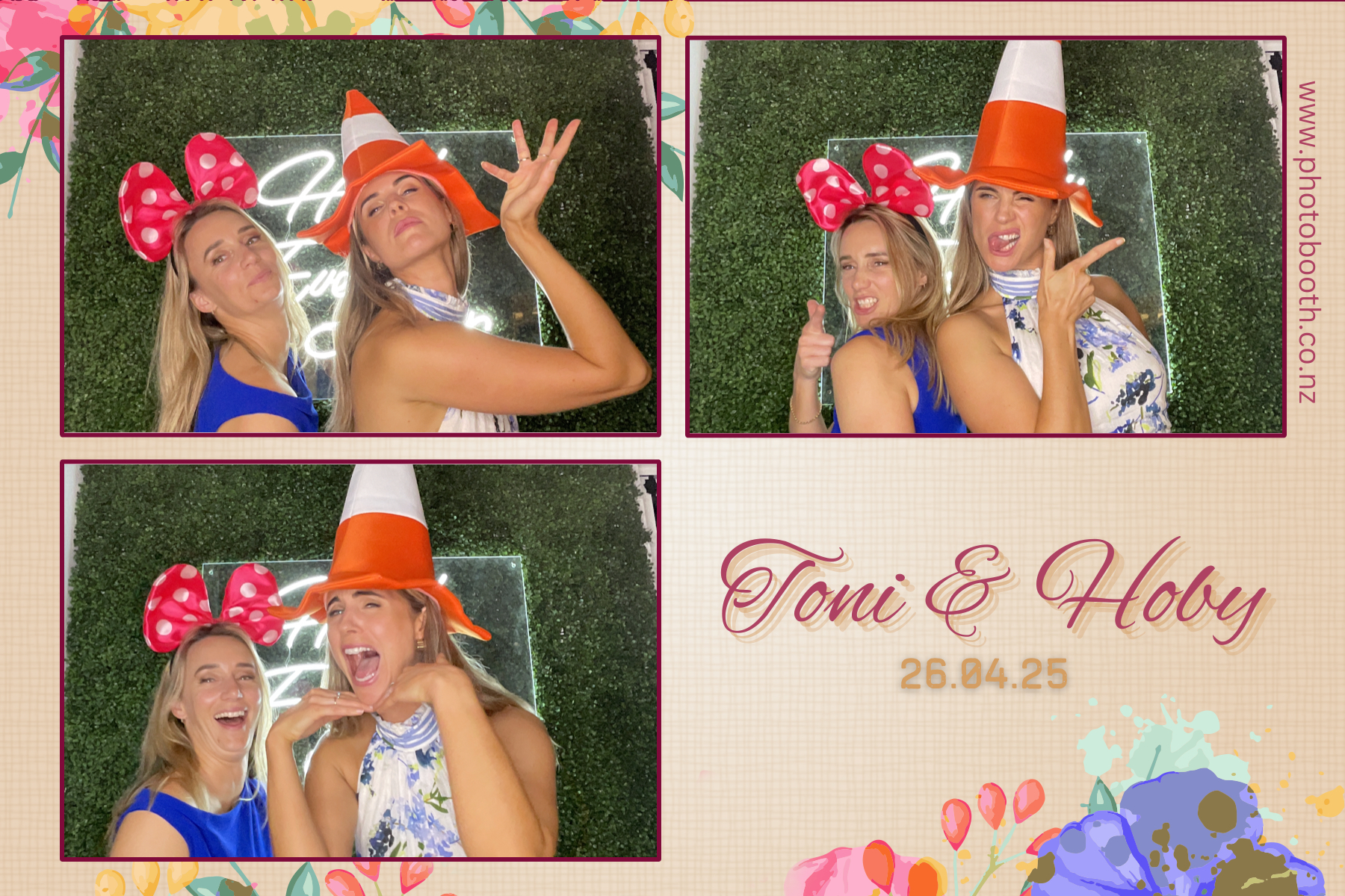 Toni & Hoby's Wedding | View more photos from the event at gallery.photobooth.co.nz/u/SelfieCentral/Toni-Hobys-Wedding