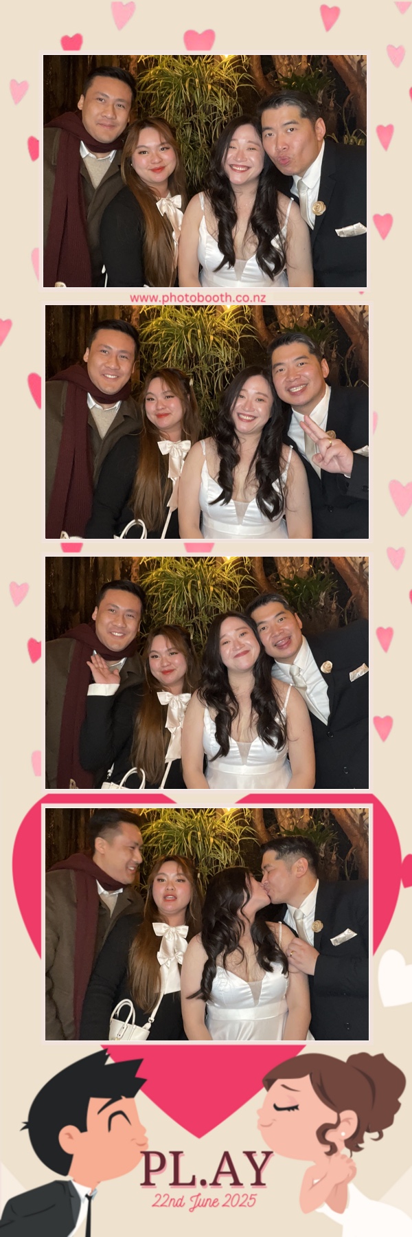 Wedding Party | View more photos from the event at gallery.photobooth.co.nz/u/SelfieCentral/Wedding-Party
