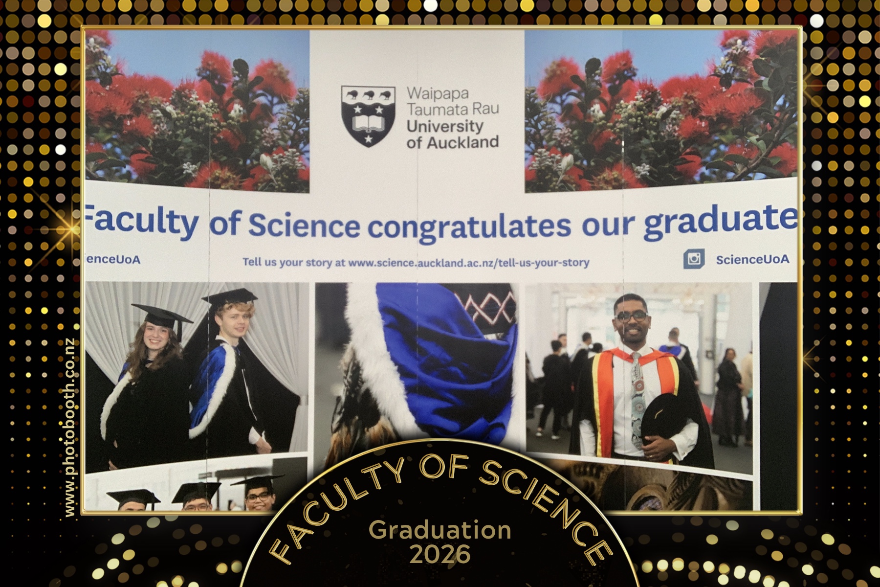 UOA Faculty of Science Graduation 2026 | View more photos from the event at gallery.photobooth.co.nz/u/SelfieCentral/UOA-Faculty-of-Science-Graduation-2026