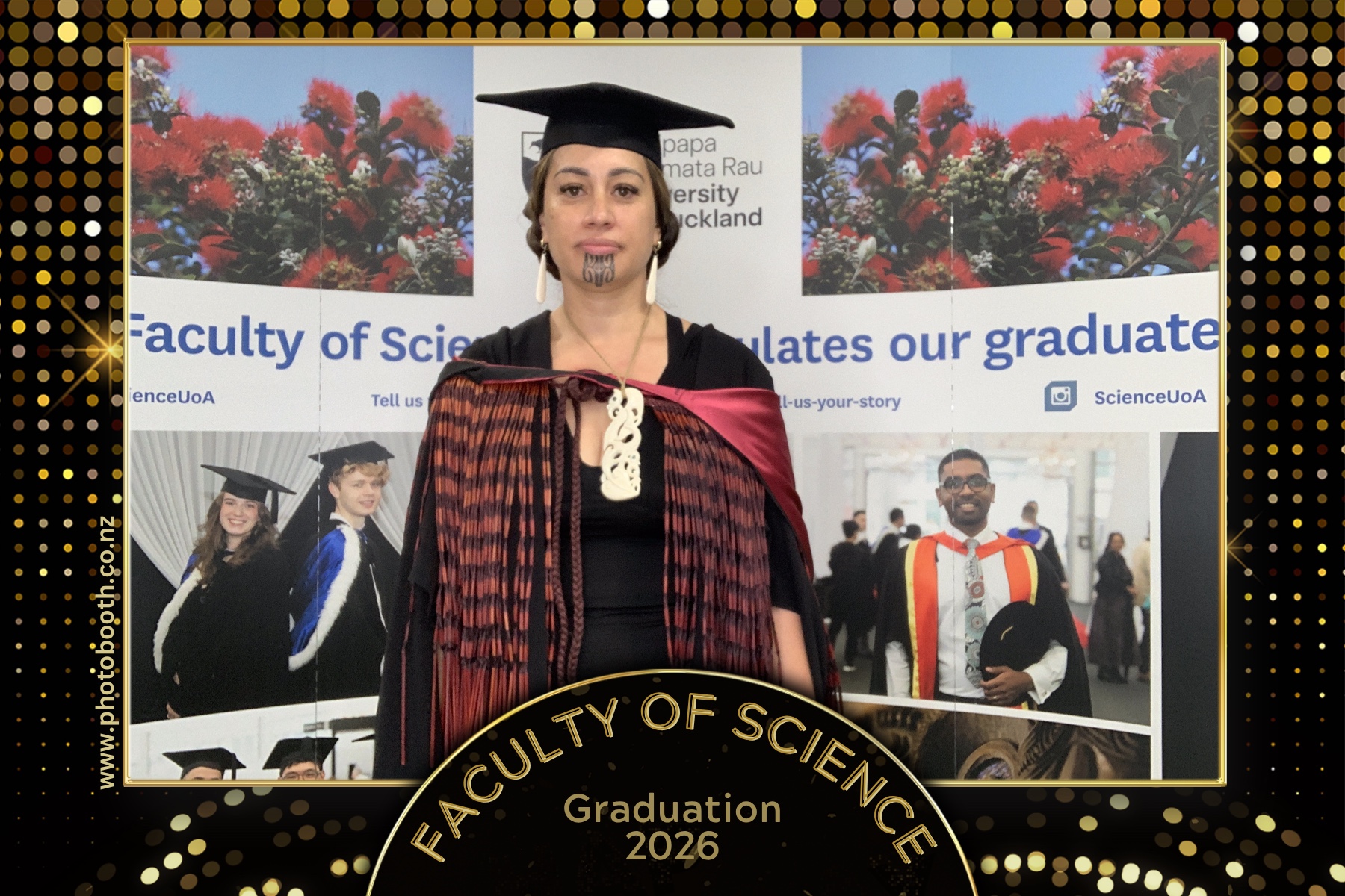 UOA Faculty of Science Graduation 2026 | View more photos from the event at gallery.photobooth.co.nz/u/SelfieCentral/UOA-Faculty-of-Science-Graduation-2026