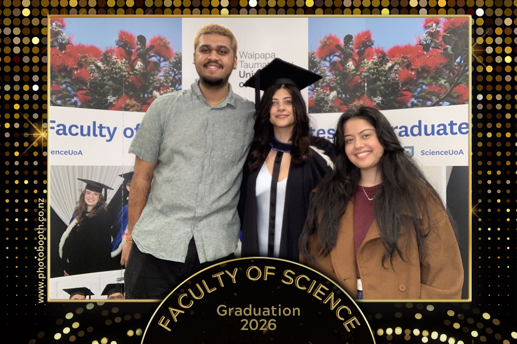 UOA Faculty of Science Graduation 2026 | View more photos from the event at gallery.photobooth.co.nz/u/SelfieCentral/UOA-Faculty-of-Science-Graduation-2026